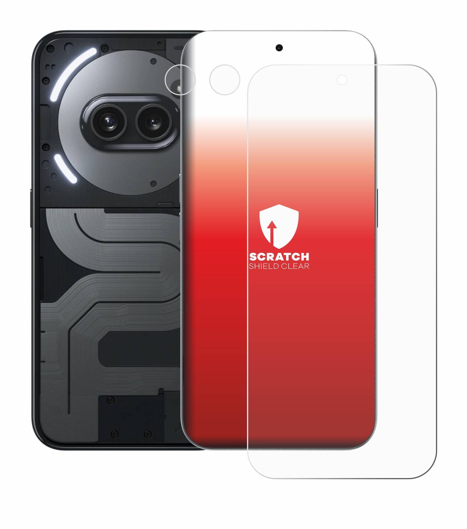 upscreen Scratch Shield Schutzfolie für Nothing Phone (2a) Plus (Display+Kamera)