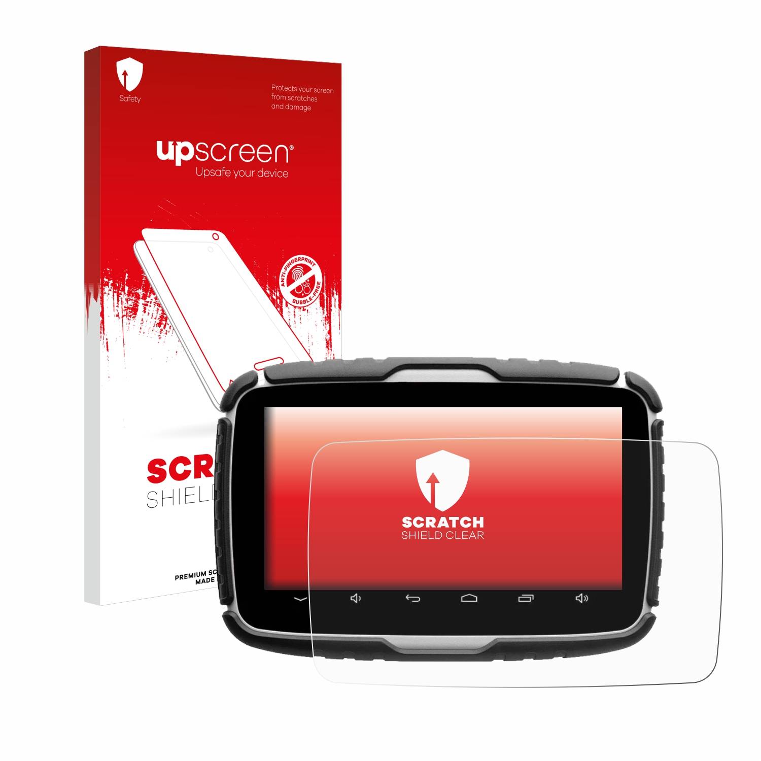 upscreen Scratch Shield Schutzfolie für Elebest Rider A6+ 5