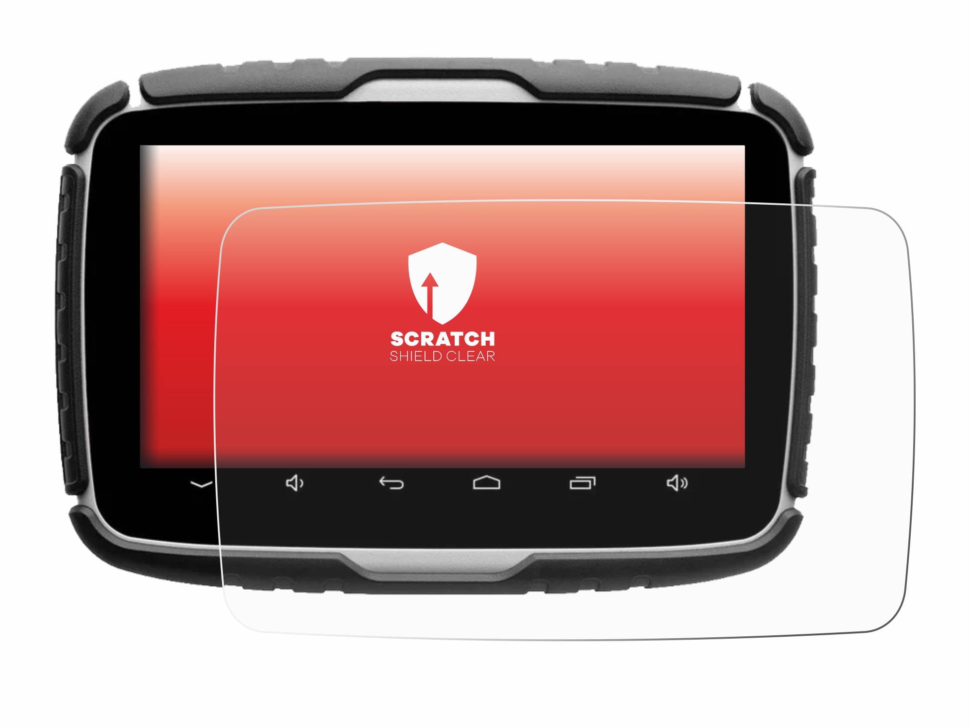 upscreen Scratch Shield Schutzfolie für Elebest Rider A6+ 5