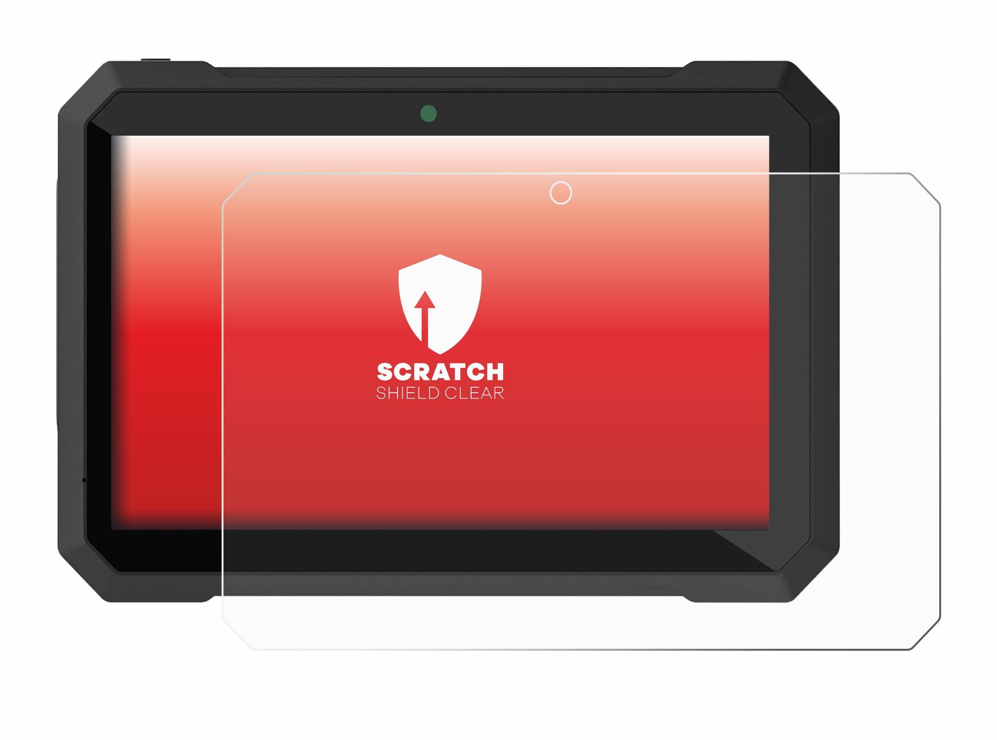 upscreen Scratch Shield Schutzfolie für Sunweyer Motorrad Carplay 7