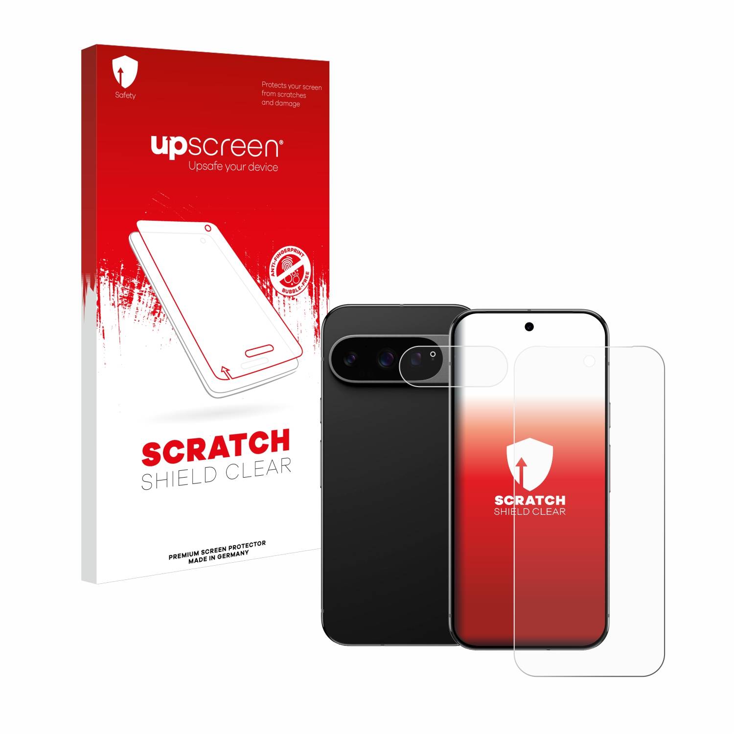 upscreen Scratch Shield Schutzfolie für Google Pixel 9 Pro (Display+Kamera)