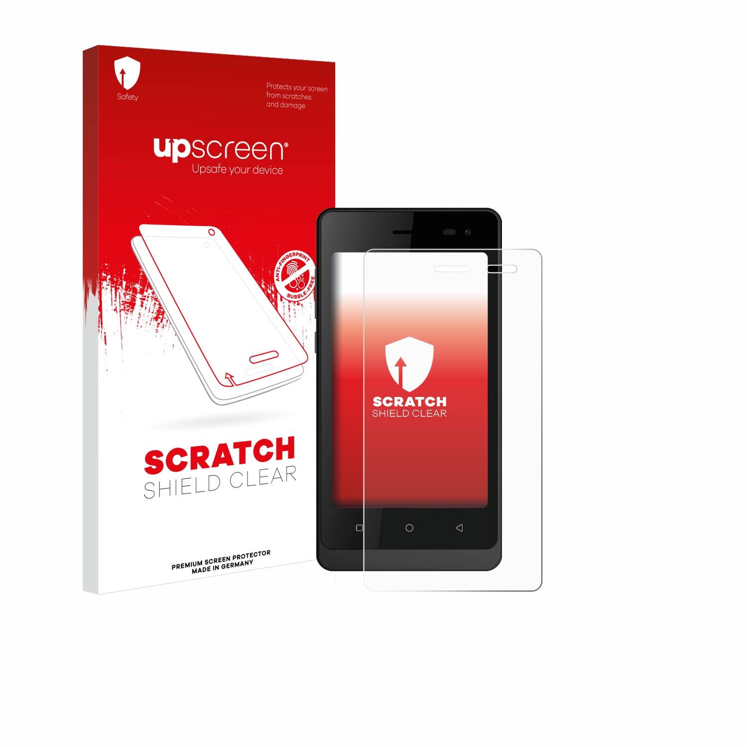 upscreen Scratch Shield Schutzfolie für Logicom Wave 2