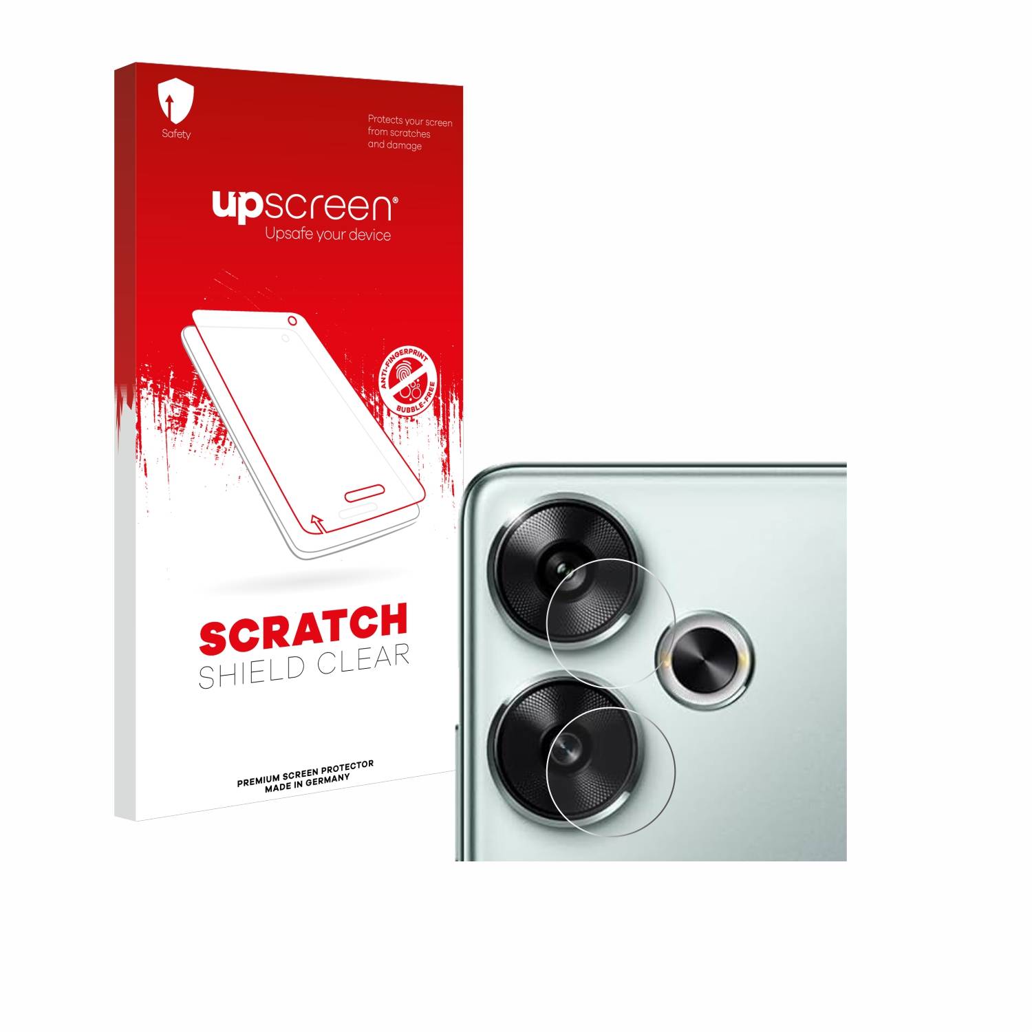 upscreen Scratch Shield Schutzfolie für Xiaomi Poco F6 (nur Kameraschutz)