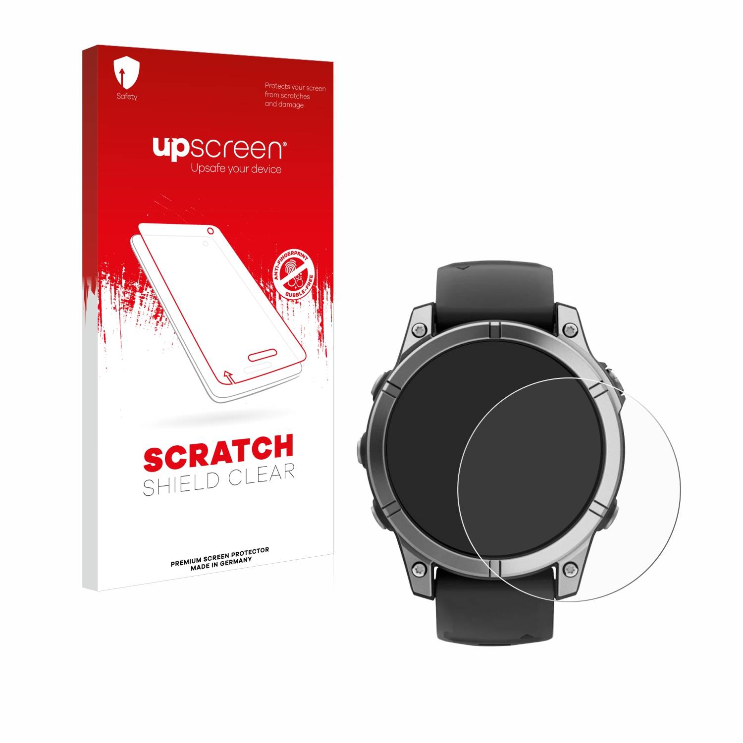 upscreen Scratch Shield Schutzfolie für Garmin Fenix E