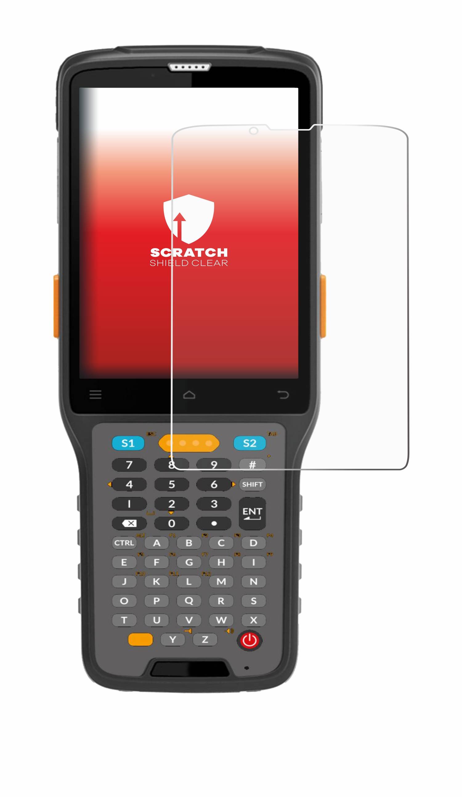 upscreen Scratch Shield Schutzfolie für Newland N7 Cachalot Pro