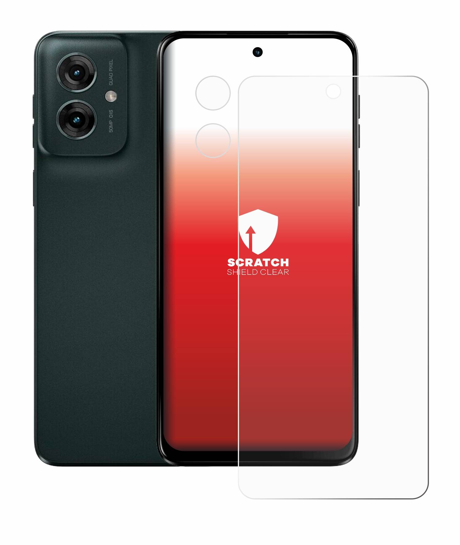 upscreen Scratch Shield Schutzfolie für Motorola Moto G55 (Display+Kamera)