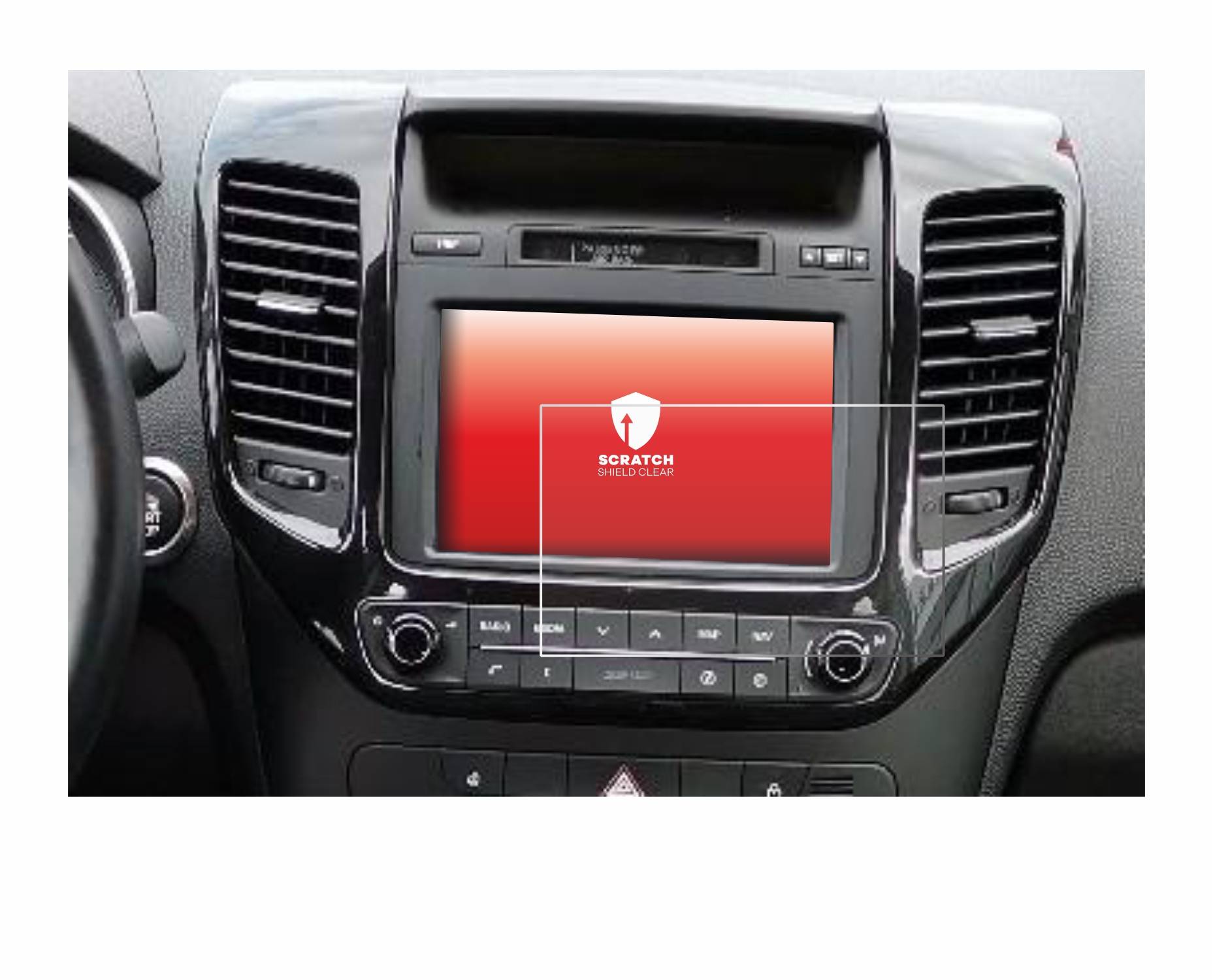 upscreen Scratch Shield Schutzfolie für Kia Venga BJ 2018 7