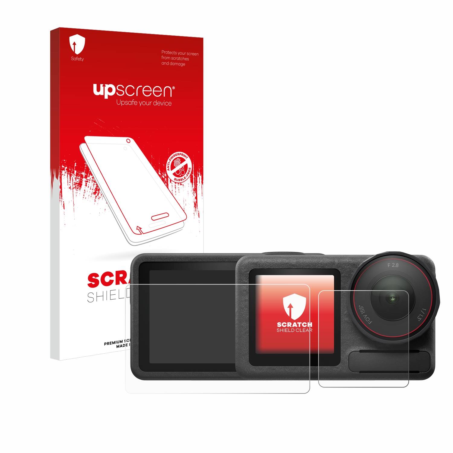 upscreen Scratch Shield Schutzfolie für DJI Osmo Action 5 Pro