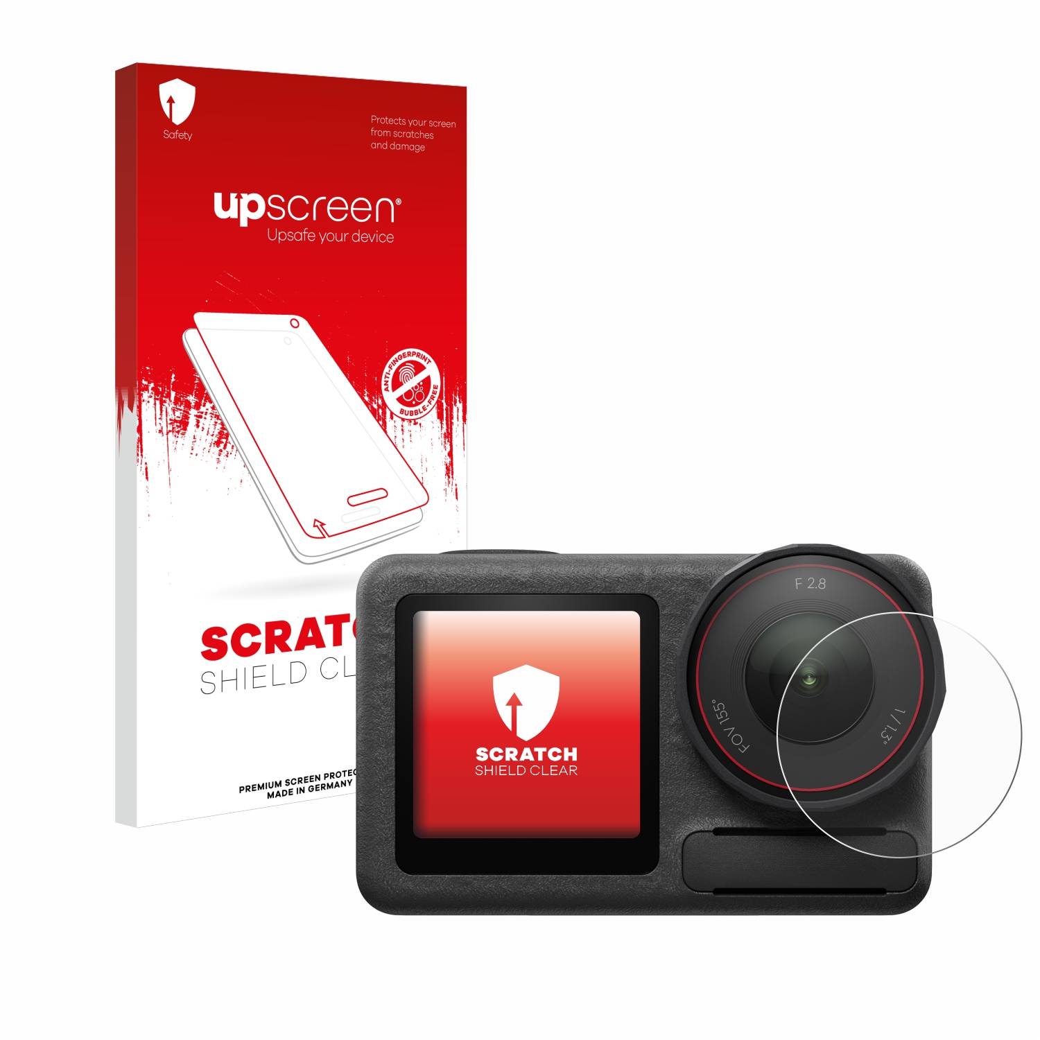 upscreen Scratch Shield Schutzfolie für DJI Osmo Action 5 Pro (Linse)