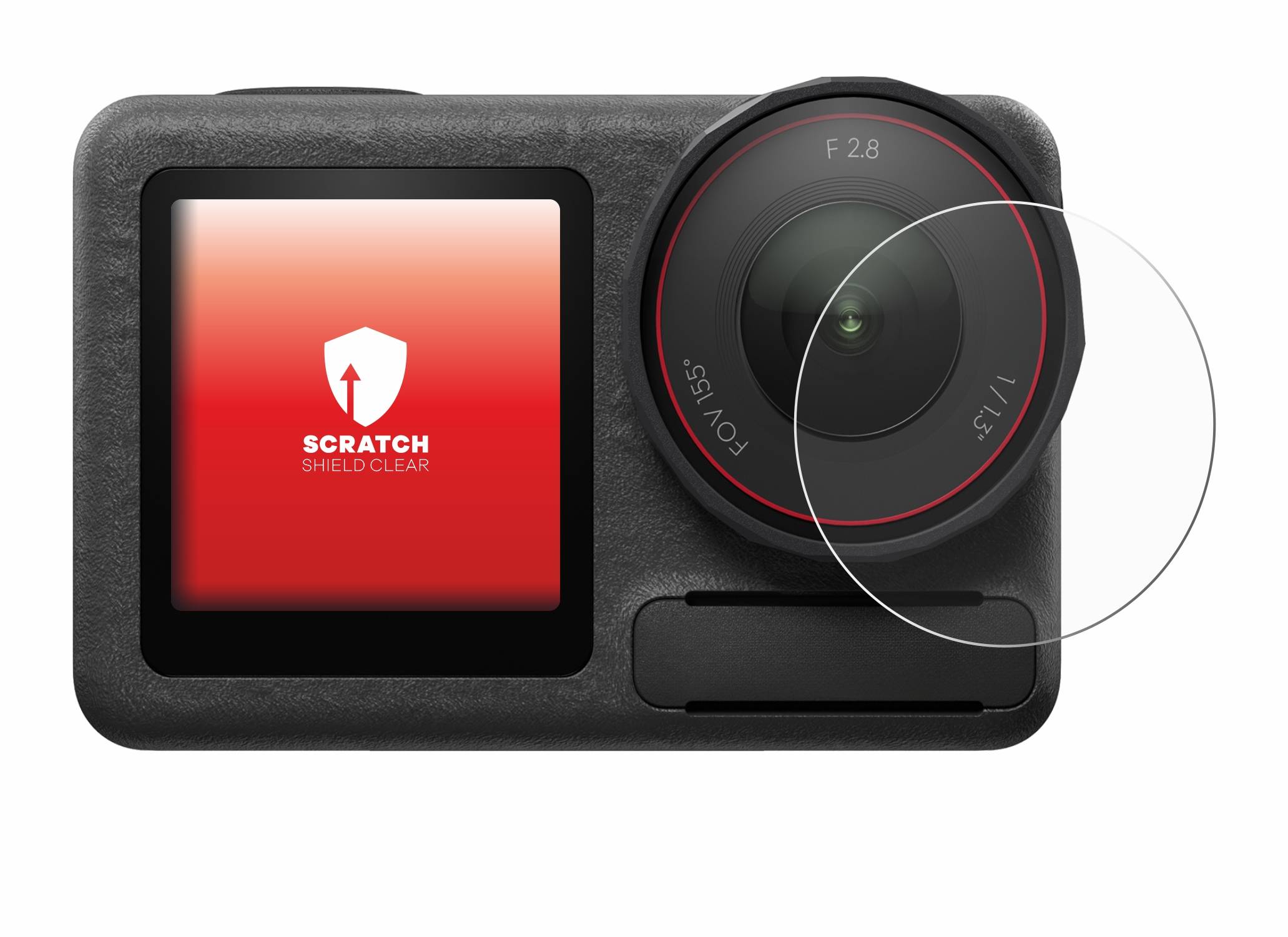 upscreen Scratch Shield Schutzfolie für DJI Osmo Action 5 Pro (Linse)