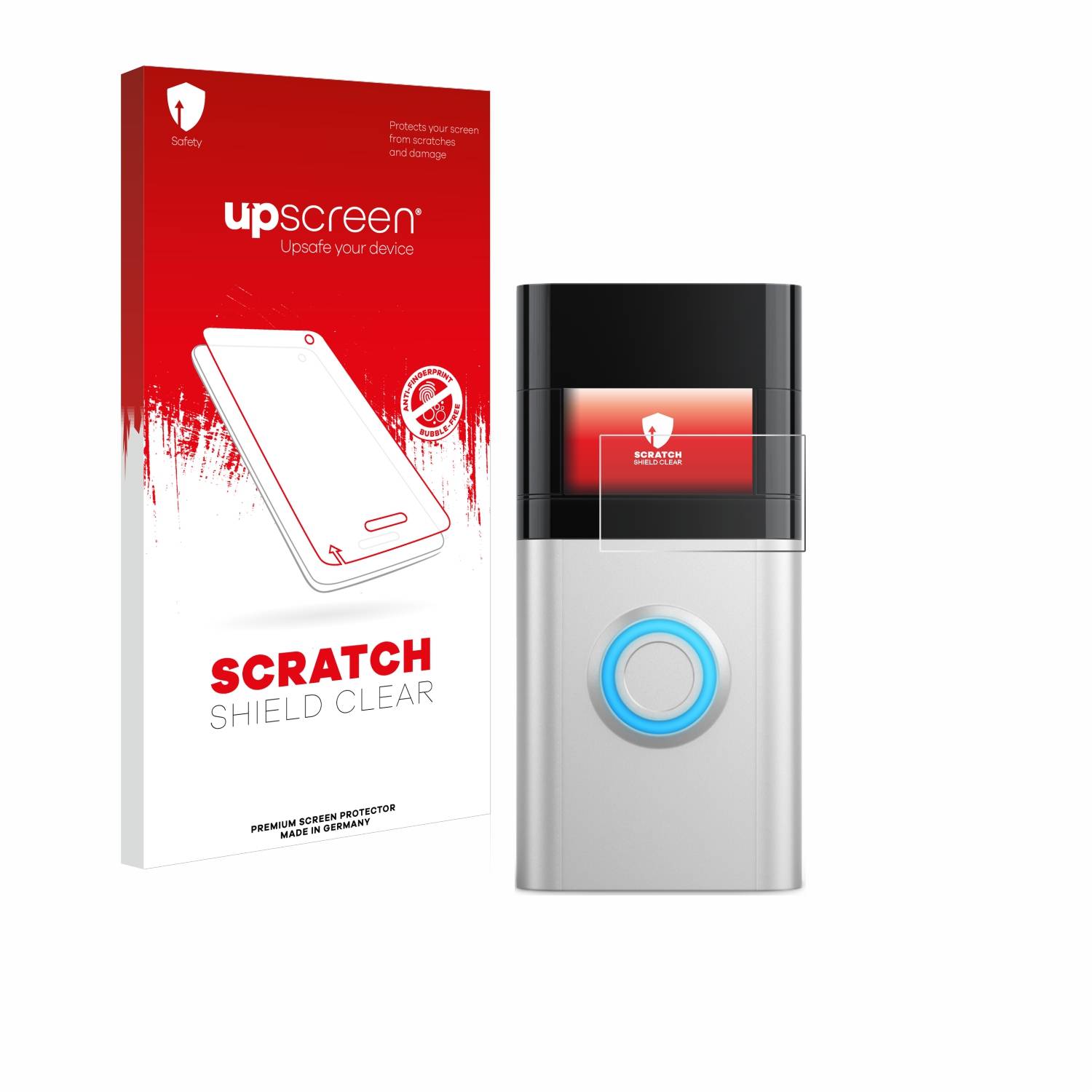 upscreen Scratch Shield Schutzfolie für Ring Video Doorbell 3 Plus