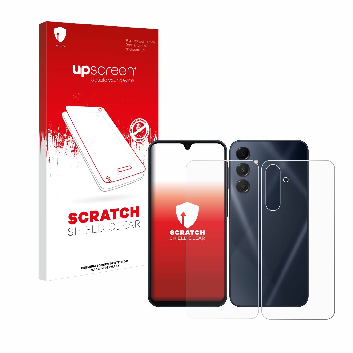 upscreen Scratch Shield Schutzfolie für Samsung Galaxy A16 5G (Display+Rückseite)