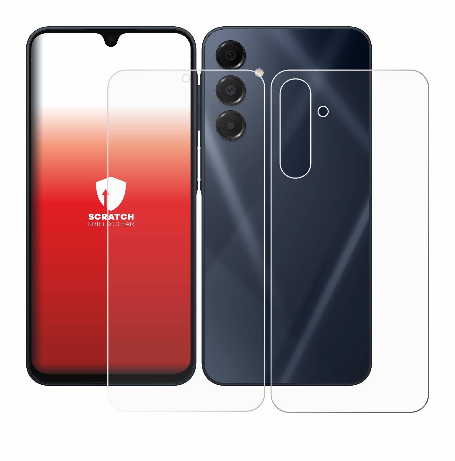 upscreen Scratch Shield Schutzfolie für Samsung Galaxy A16 5G (Display+Rückseite)