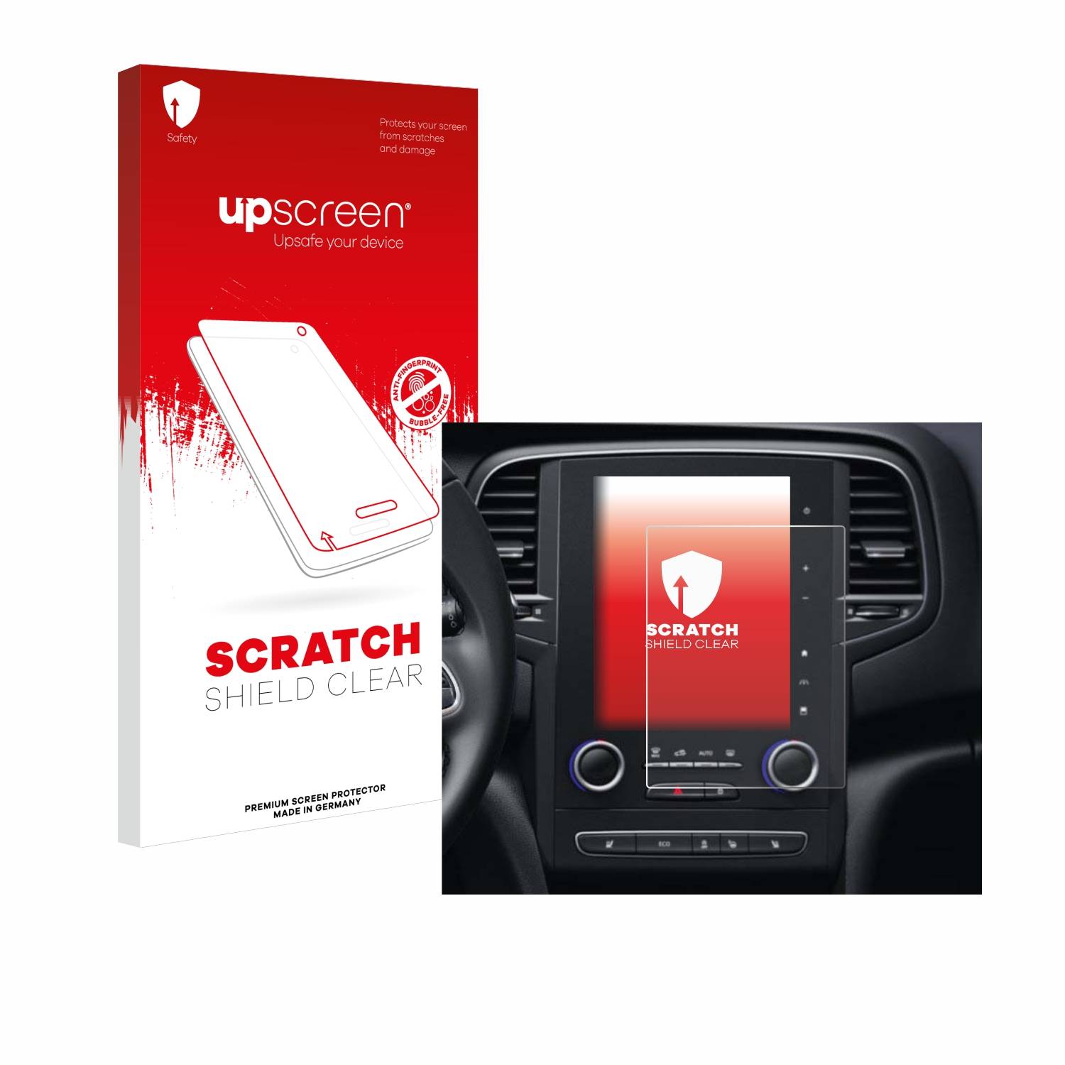 upscreen Scratch Shield Schutzfolie für Renault Scenic IV RLINK-2 2018