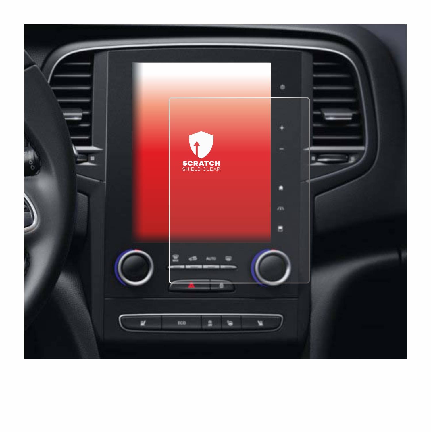 upscreen Scratch Shield Schutzfolie für Renault Scenic IV RLINK-2 2018