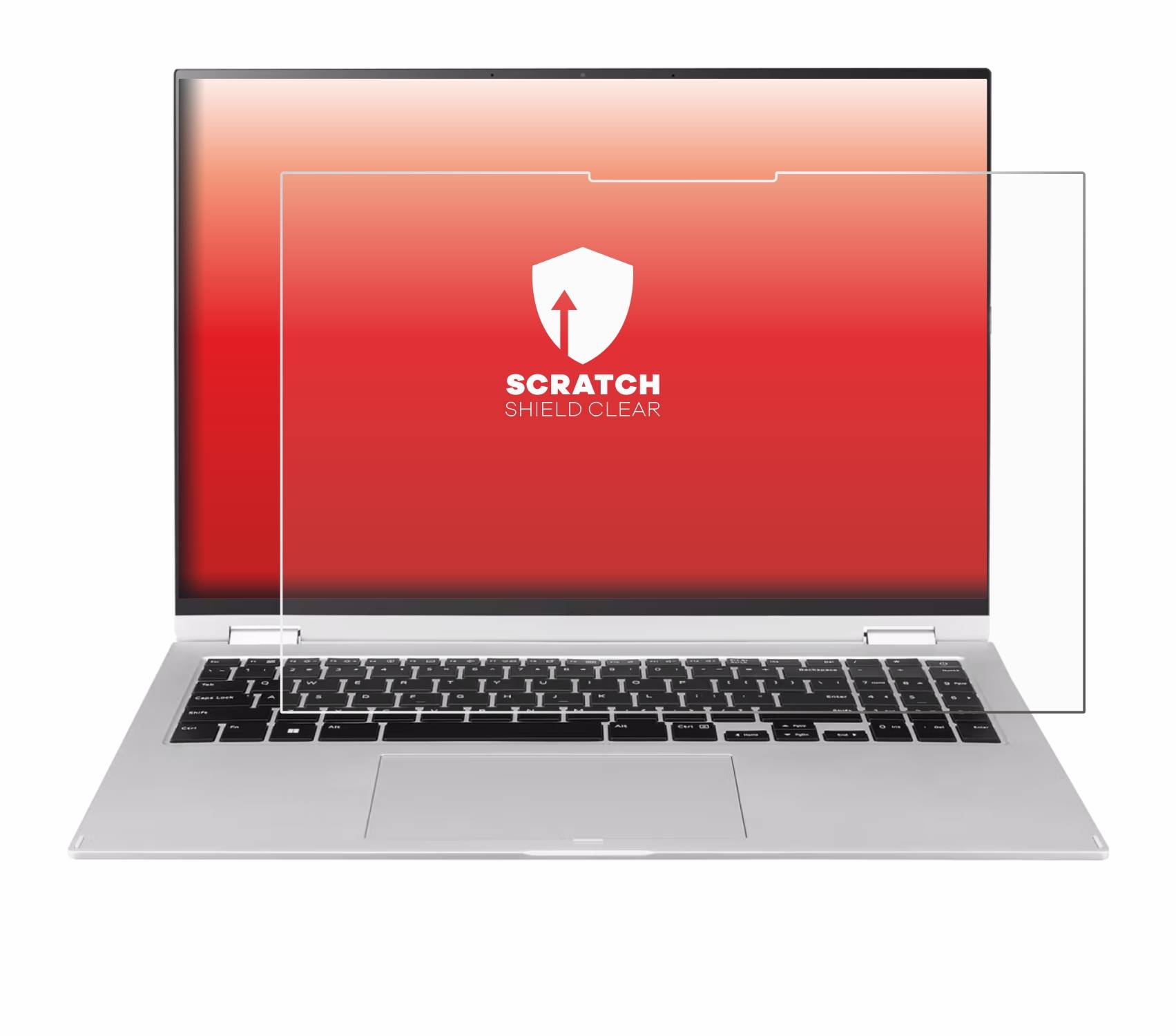 upscreen Scratch Shield Schutzfolie für LG gram 16 2022