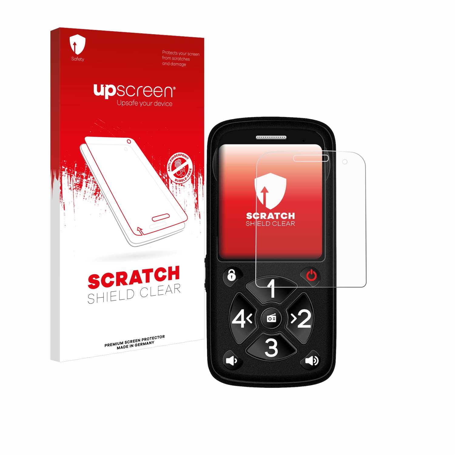 upscreen Scratch Shield Schutzfolie für Simvalley Mobile