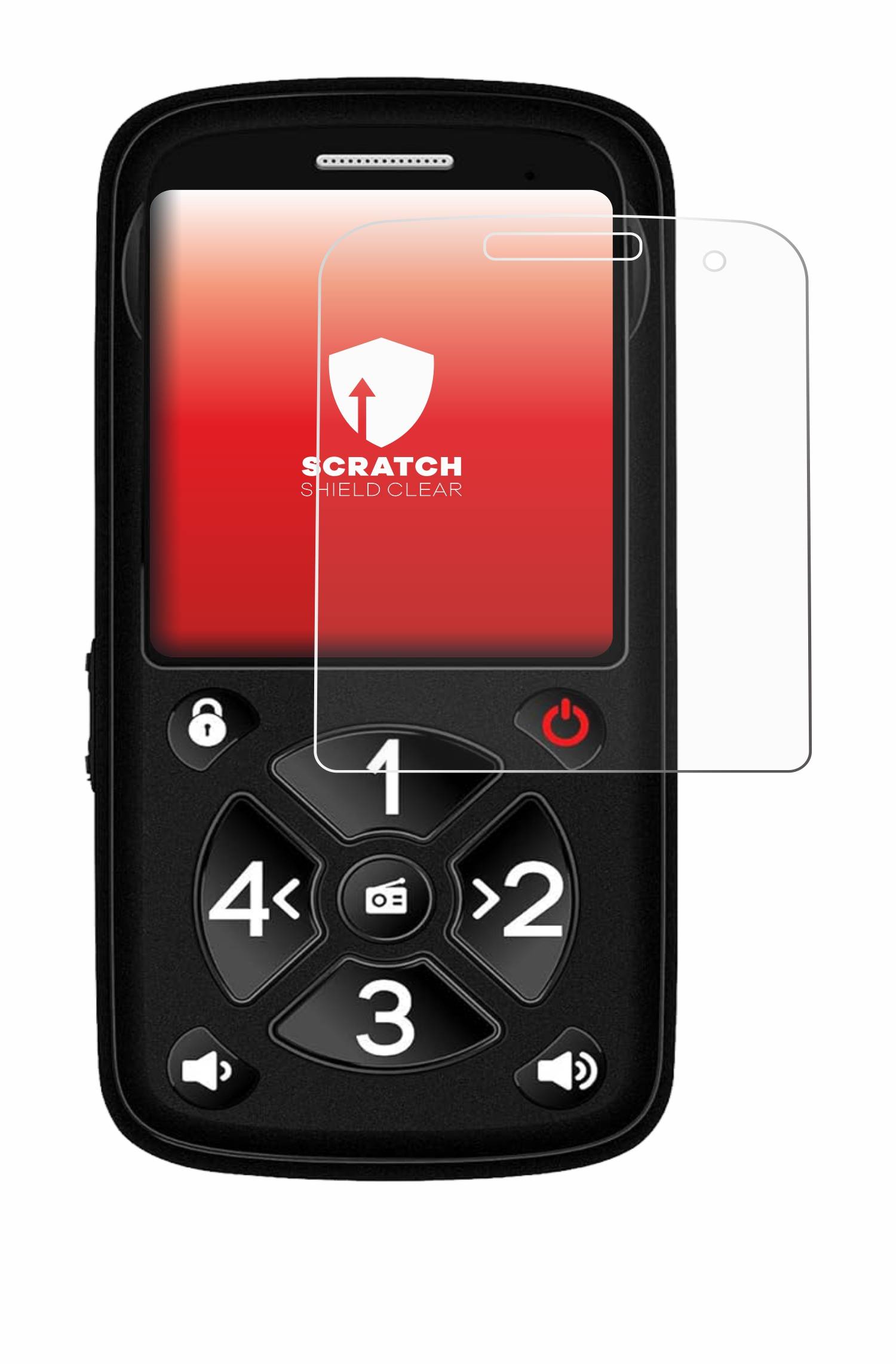upscreen Scratch Shield Schutzfolie für Simvalley Mobile