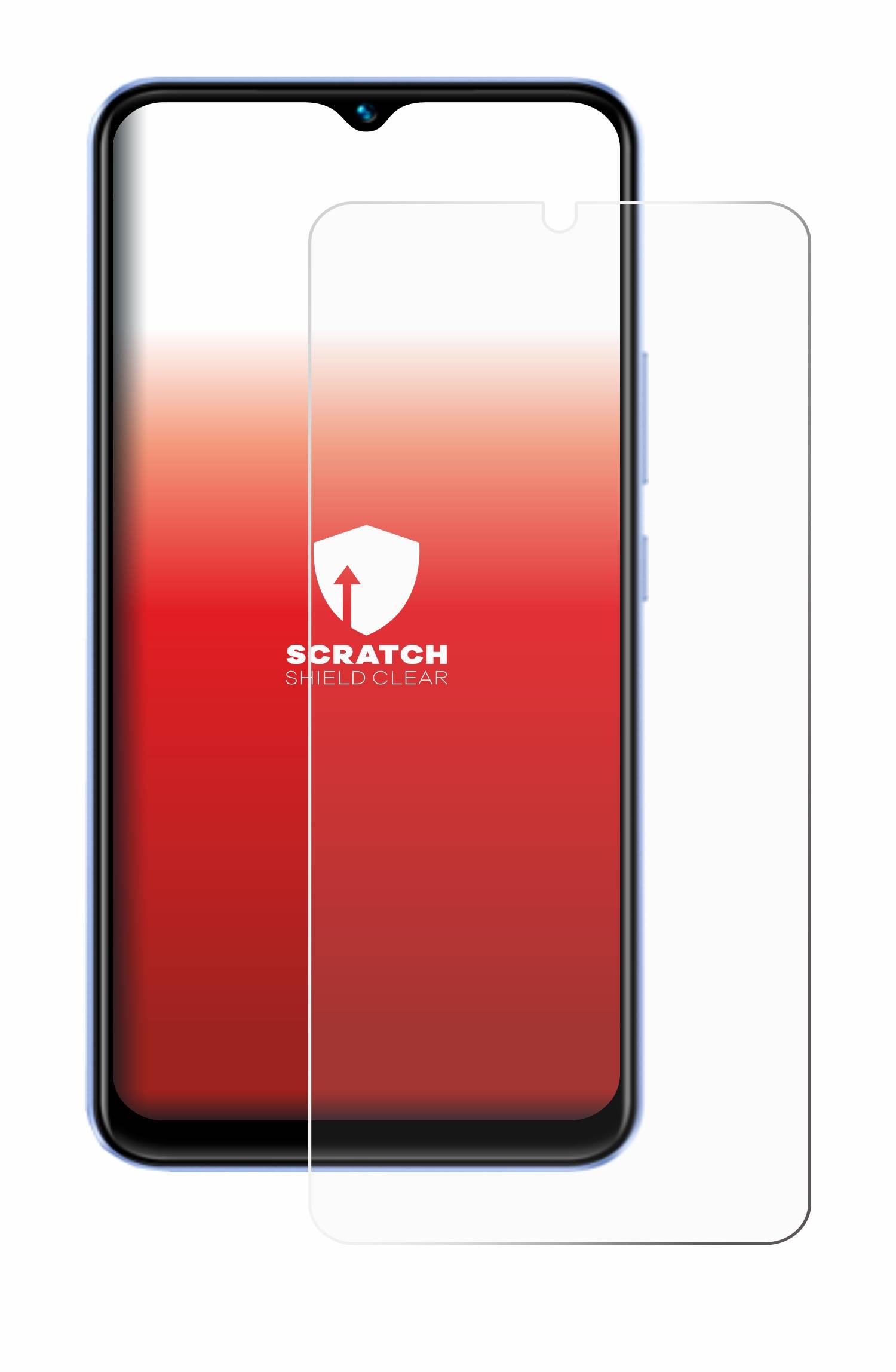 upscreen Scratch Shield Schutzfolie für Vivo Y03