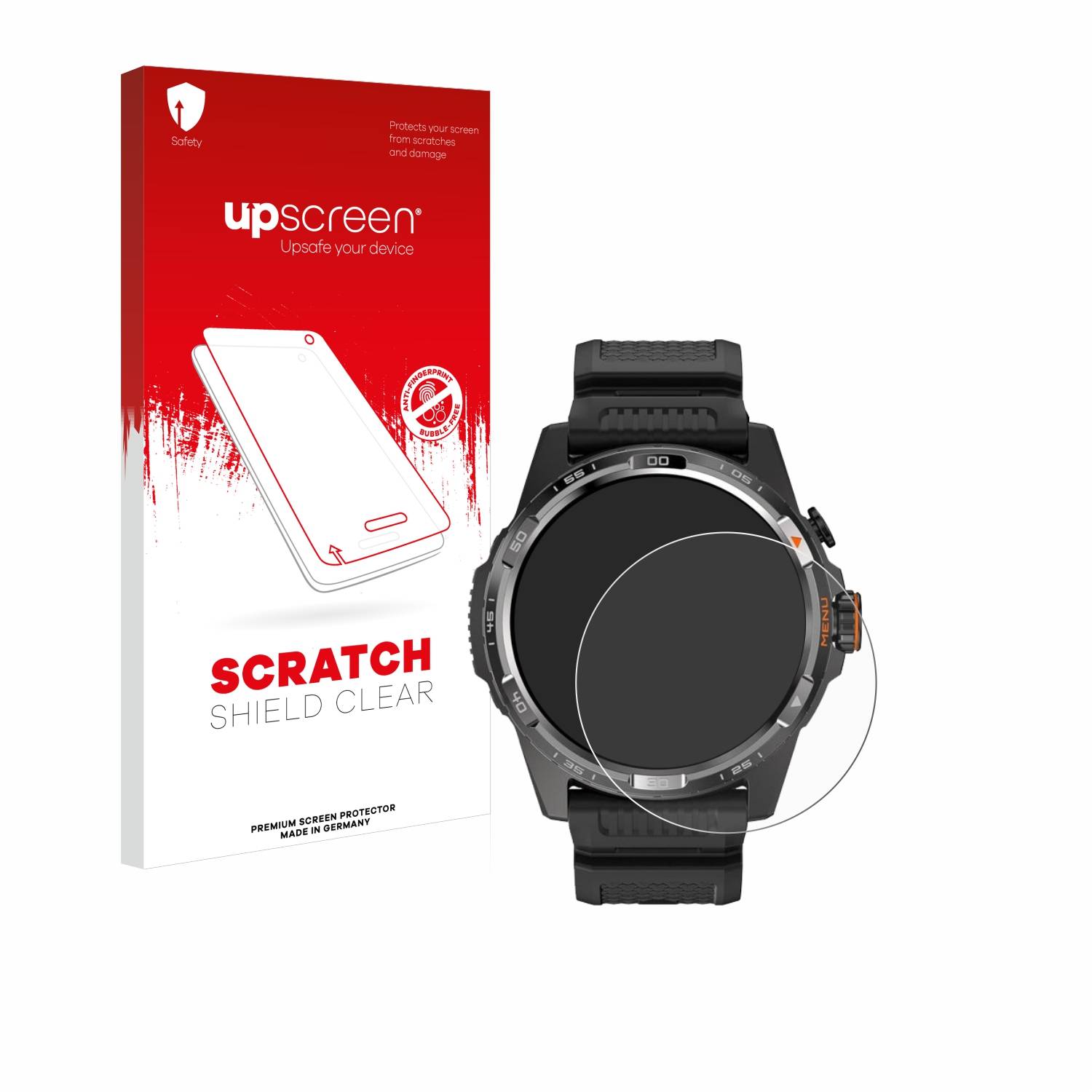 upscreen Scratch Shield Schutzfolie für Mobvoi Ticwatch Atlas