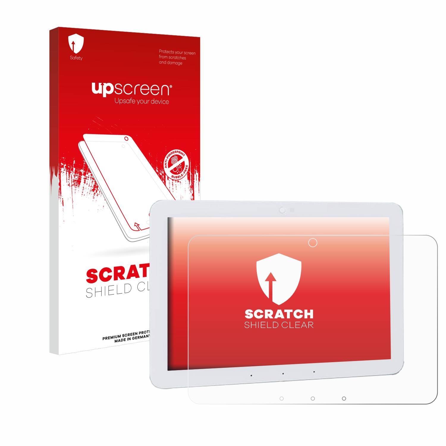upscreen Scratch Shield Schutzfolie für Amazon Echo Hub 8