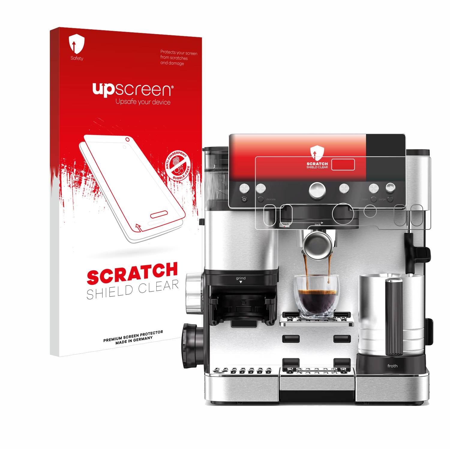 upscreen Scratch Shield Schutzfolie für Ninja Luxe Cafe Essential