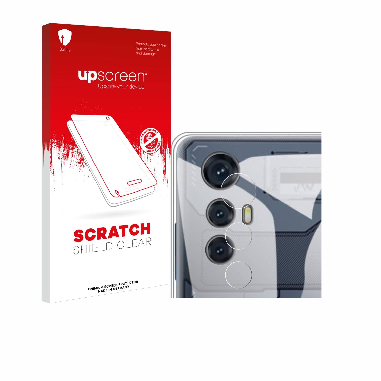 upscreen Scratch Shield Schutzfolie für Cubot Max 5 (NUR Kamera)