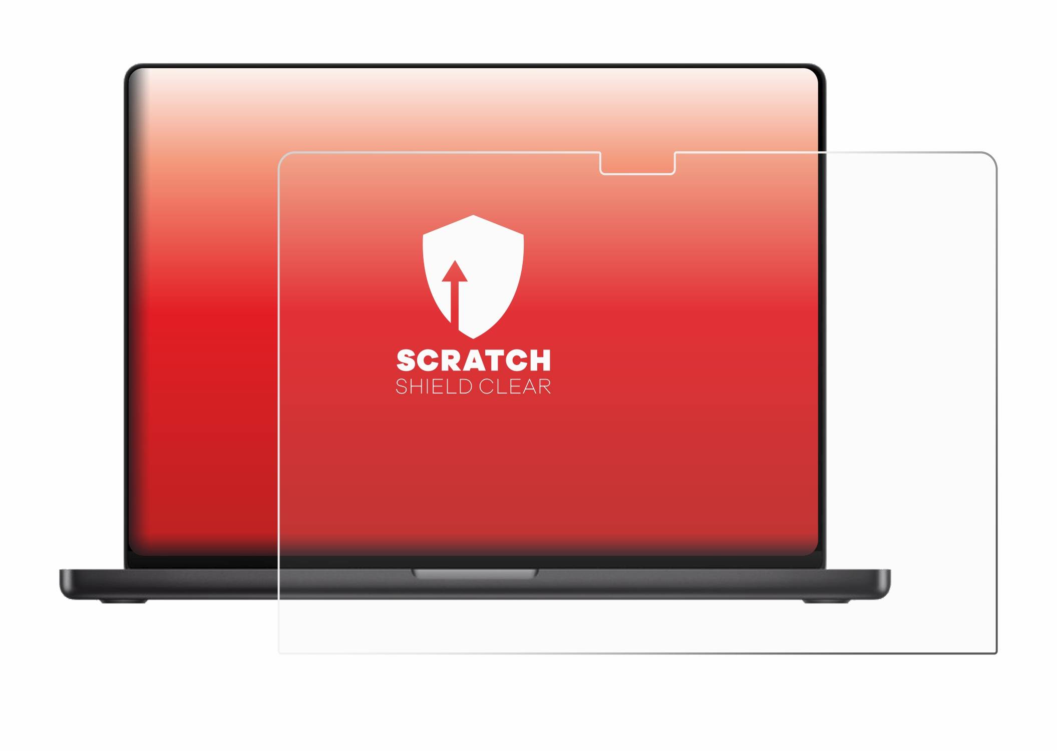 upscreen Scratch Shield Schutzfolie für Apple MacBook Pro 16 2024 M4