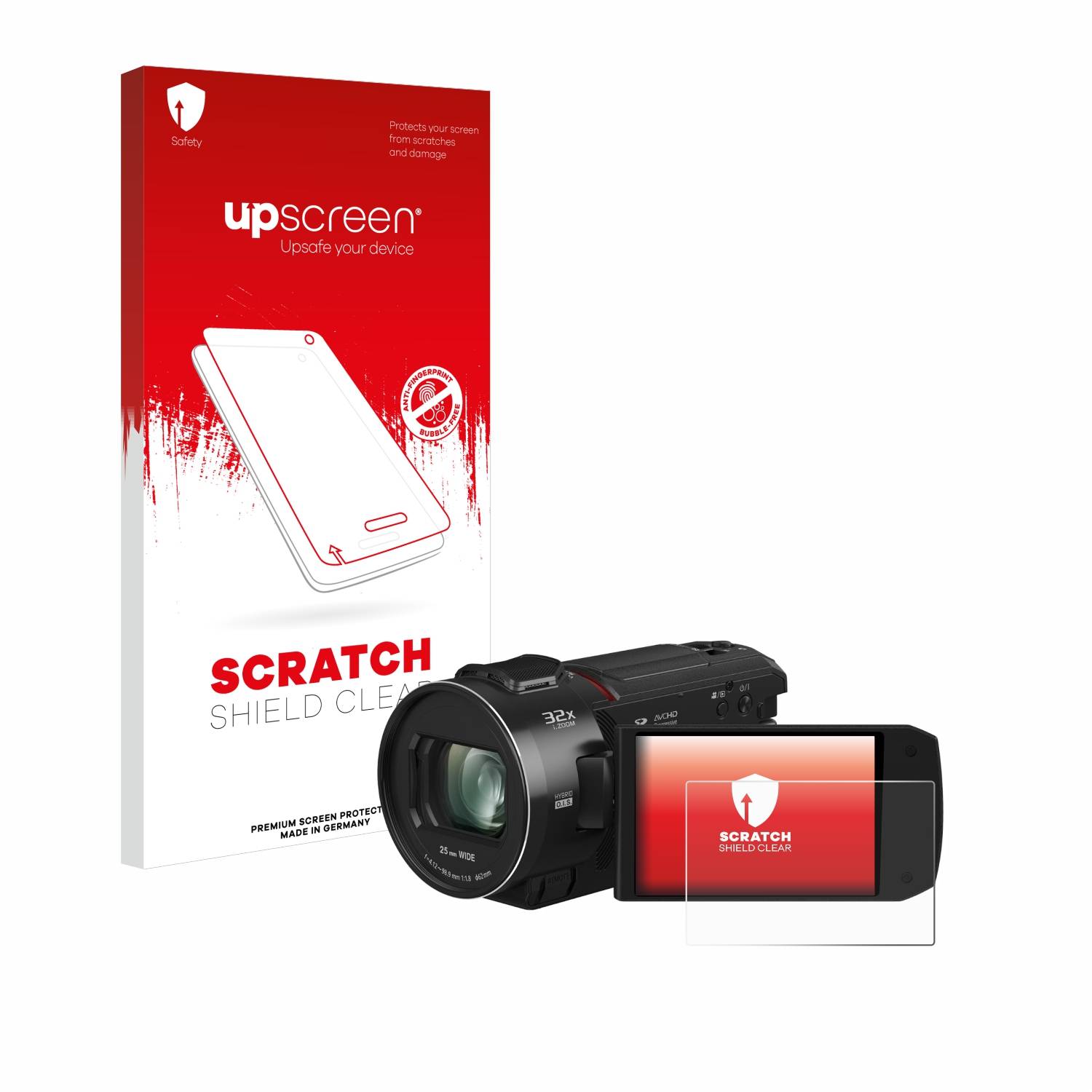 upscreen Scratch Shield Schutzfolie für Panasonic HC-VX3