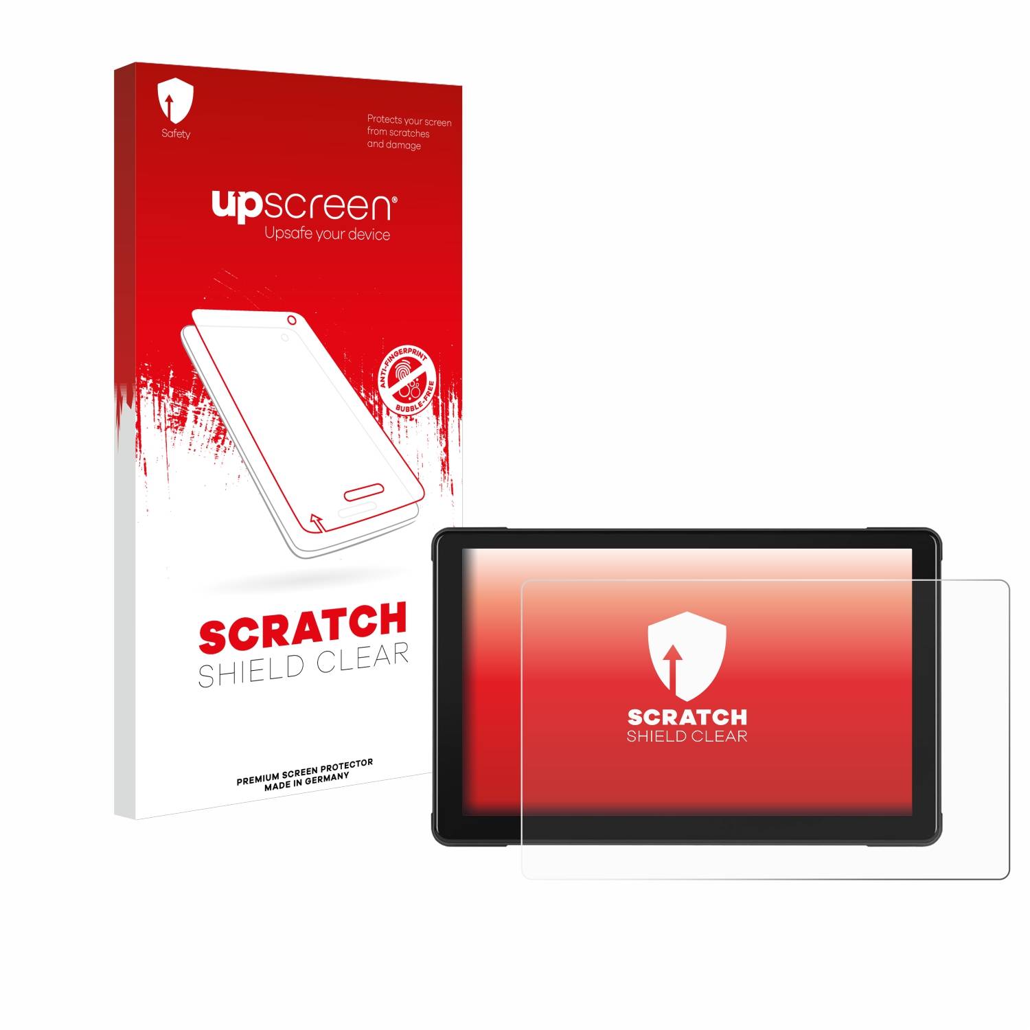 upscreen Scratch Shield Schutzfolie für Podofo Motorrad Carplay 7