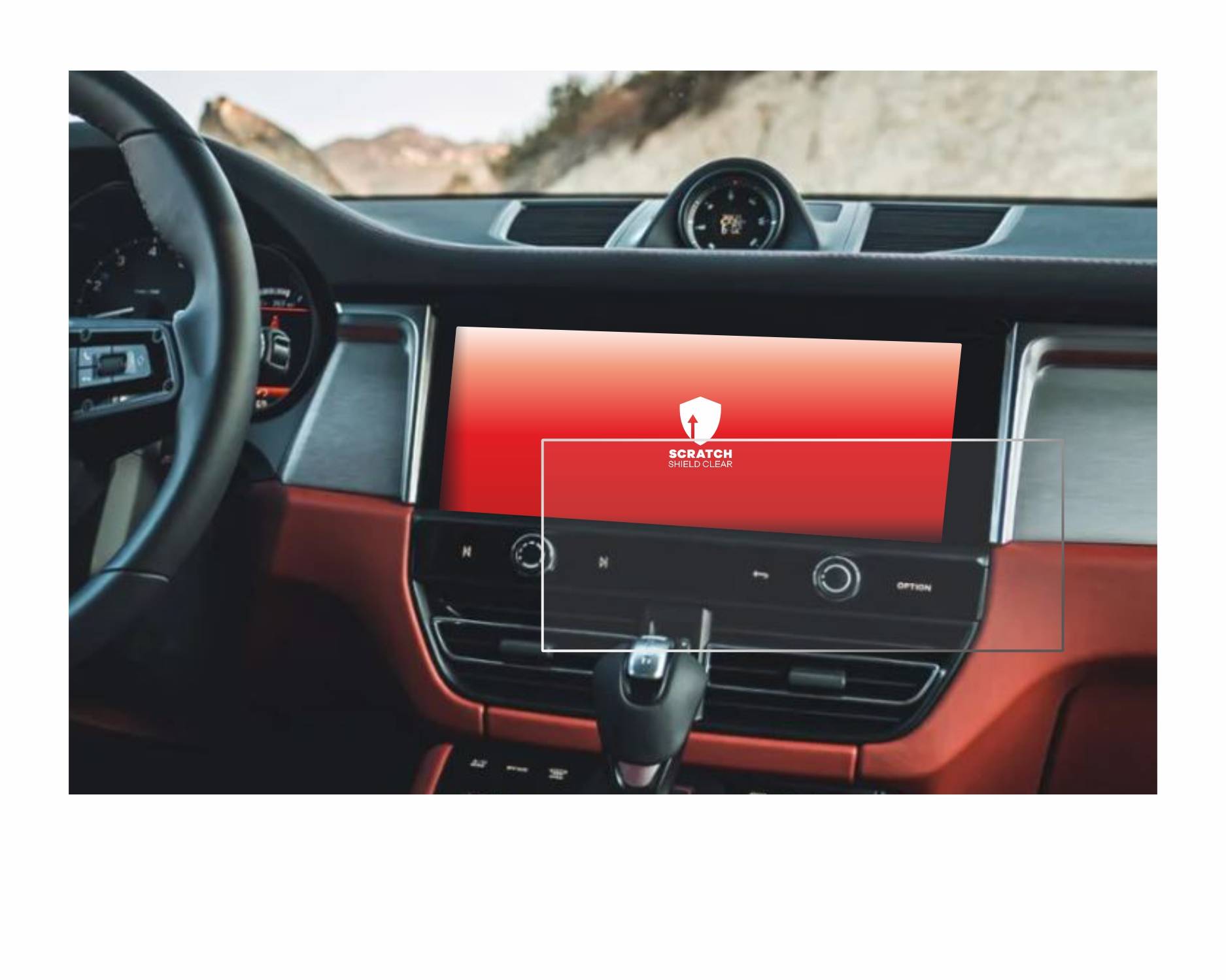 upscreen Scratch Shield Schutzfolie für Porsche Macan 2023