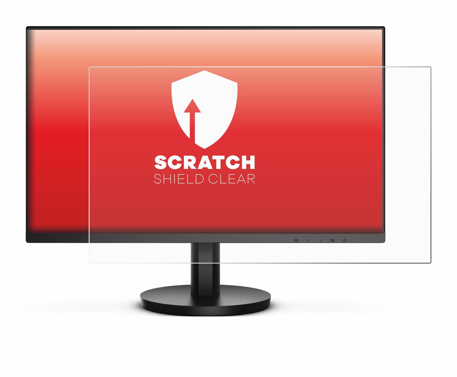 upscreen Scratch Shield Schutzfolie für AOC 24B3HMA2