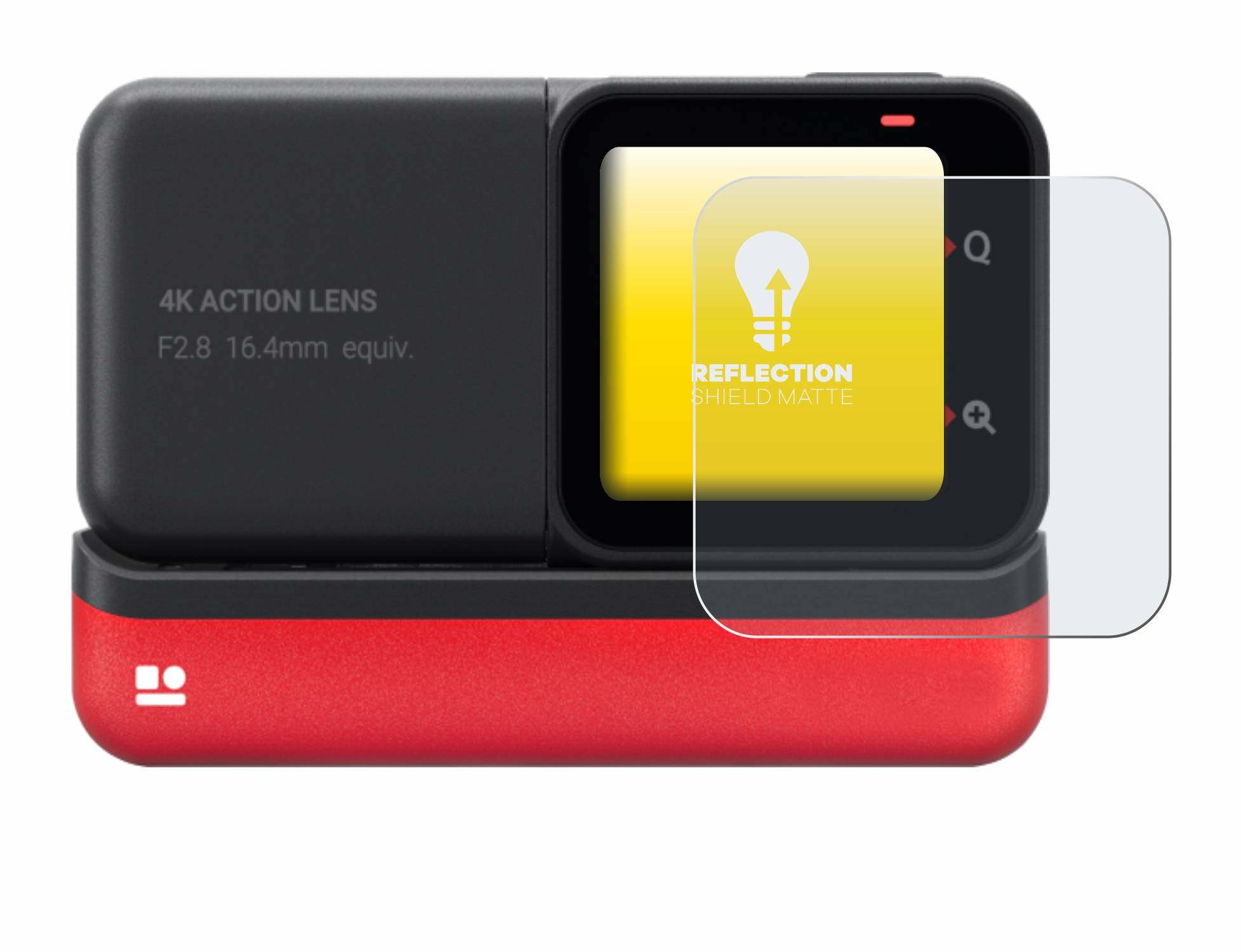 upscreen Reflection Shield Matt Schutzfolie für Insta360 One RS 4K Edition