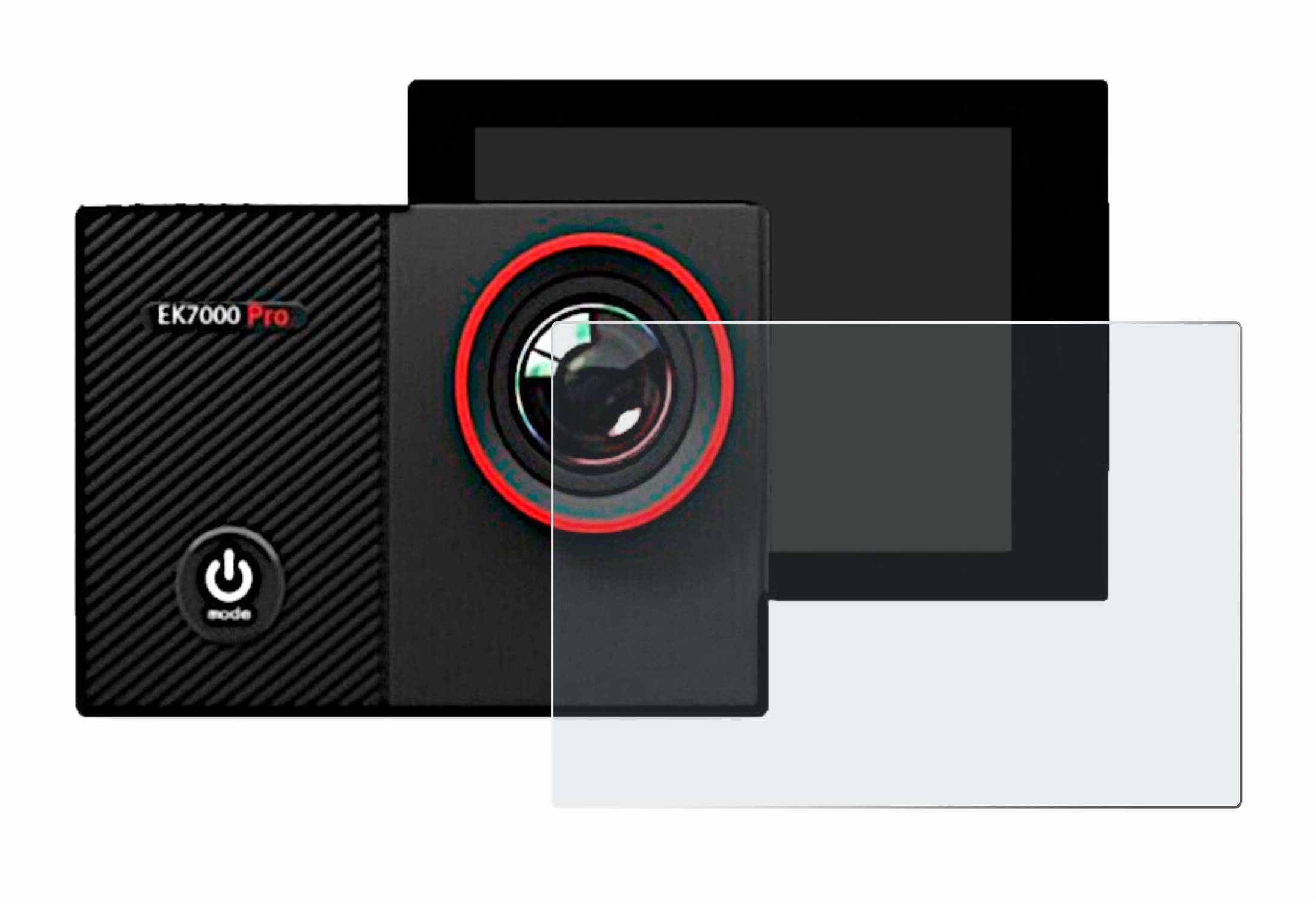 upscreen Reflection Shield Matt Schutzfolie für Akaso EK7000 Pro
