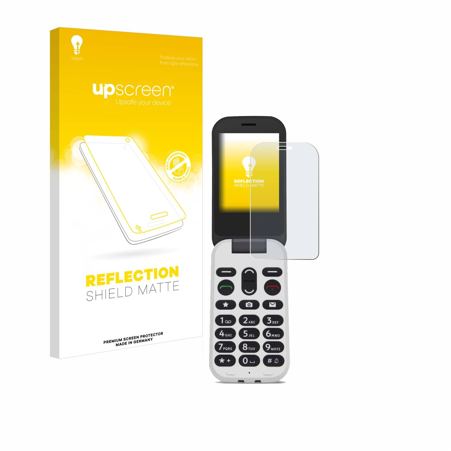 upscreen Reflection Shield Matt Schutzfolie für Doro 6060