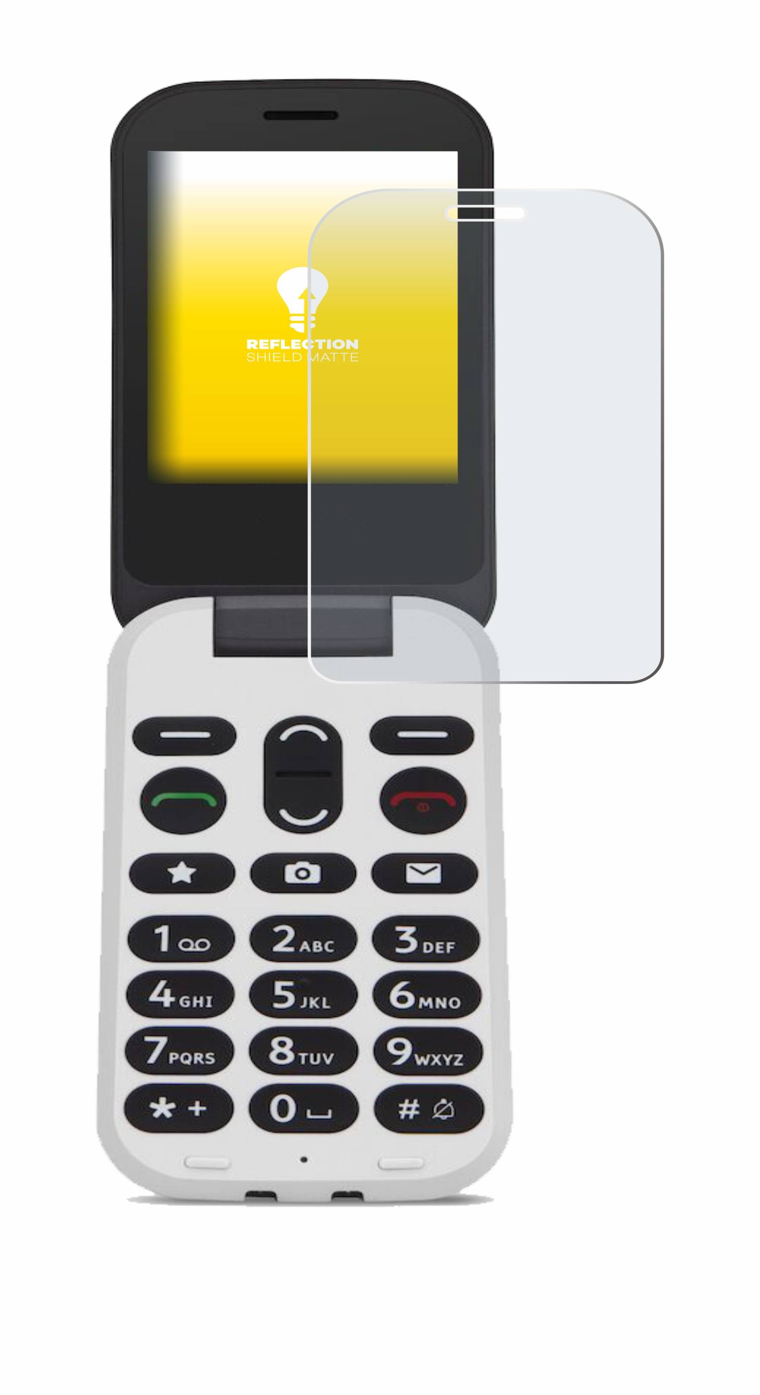 upscreen Reflection Shield Matt Schutzfolie für Doro 6060