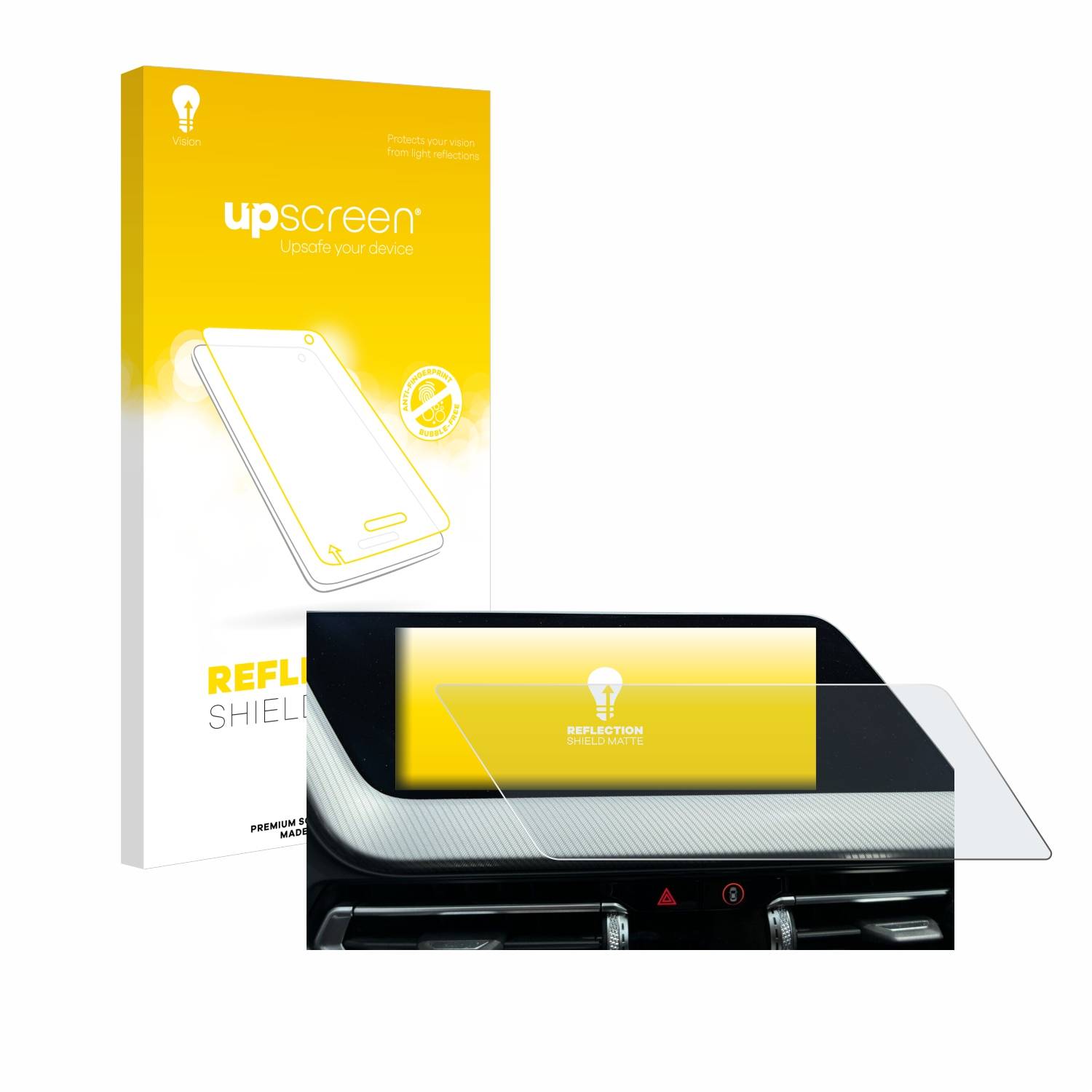 upscreen Reflection Shield Matt Schutzfolie für BMW 118d 2020
