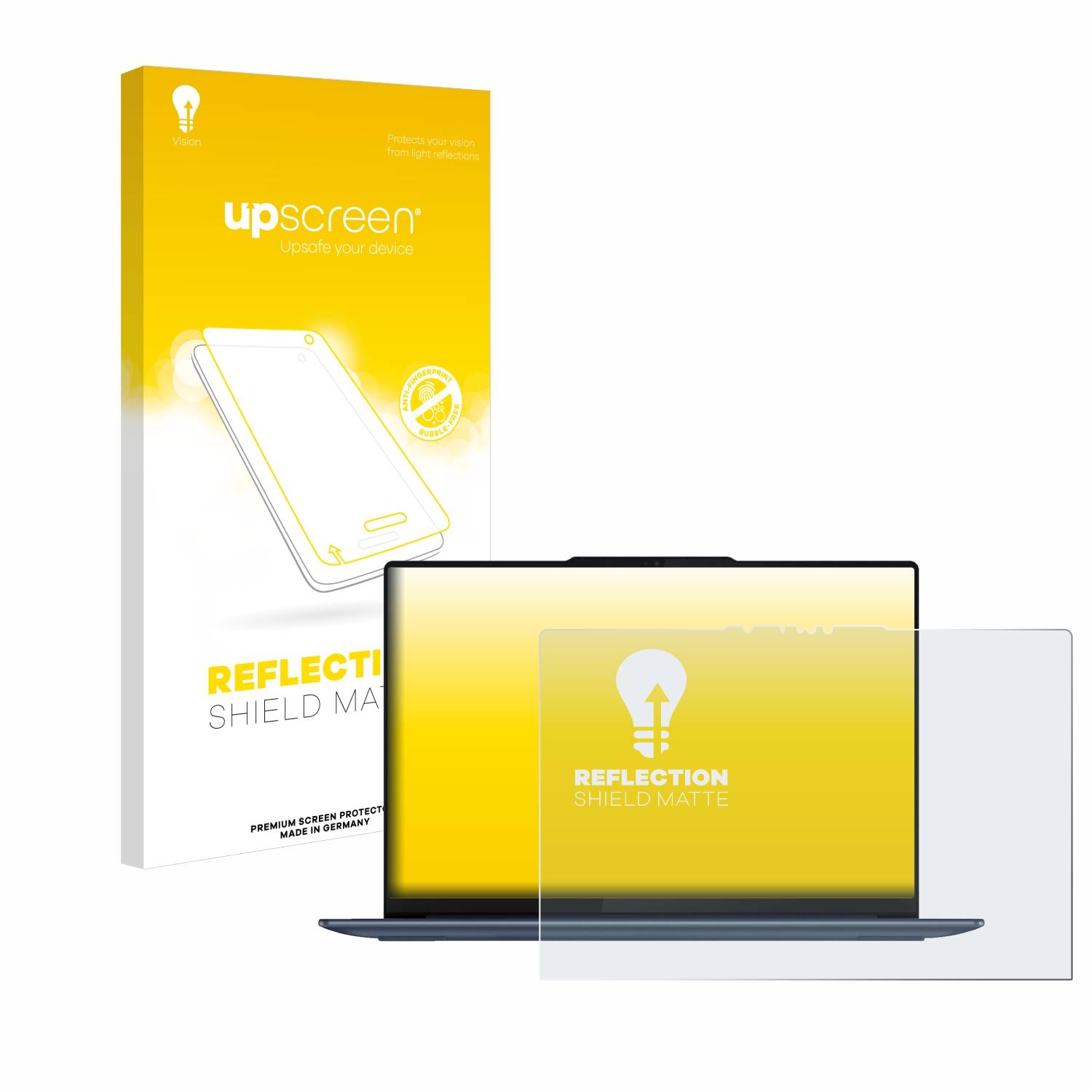 upscreen Reflection Shield Matt Schutzfolie für Lenovo Yoga Slim 7x Gen 9 14