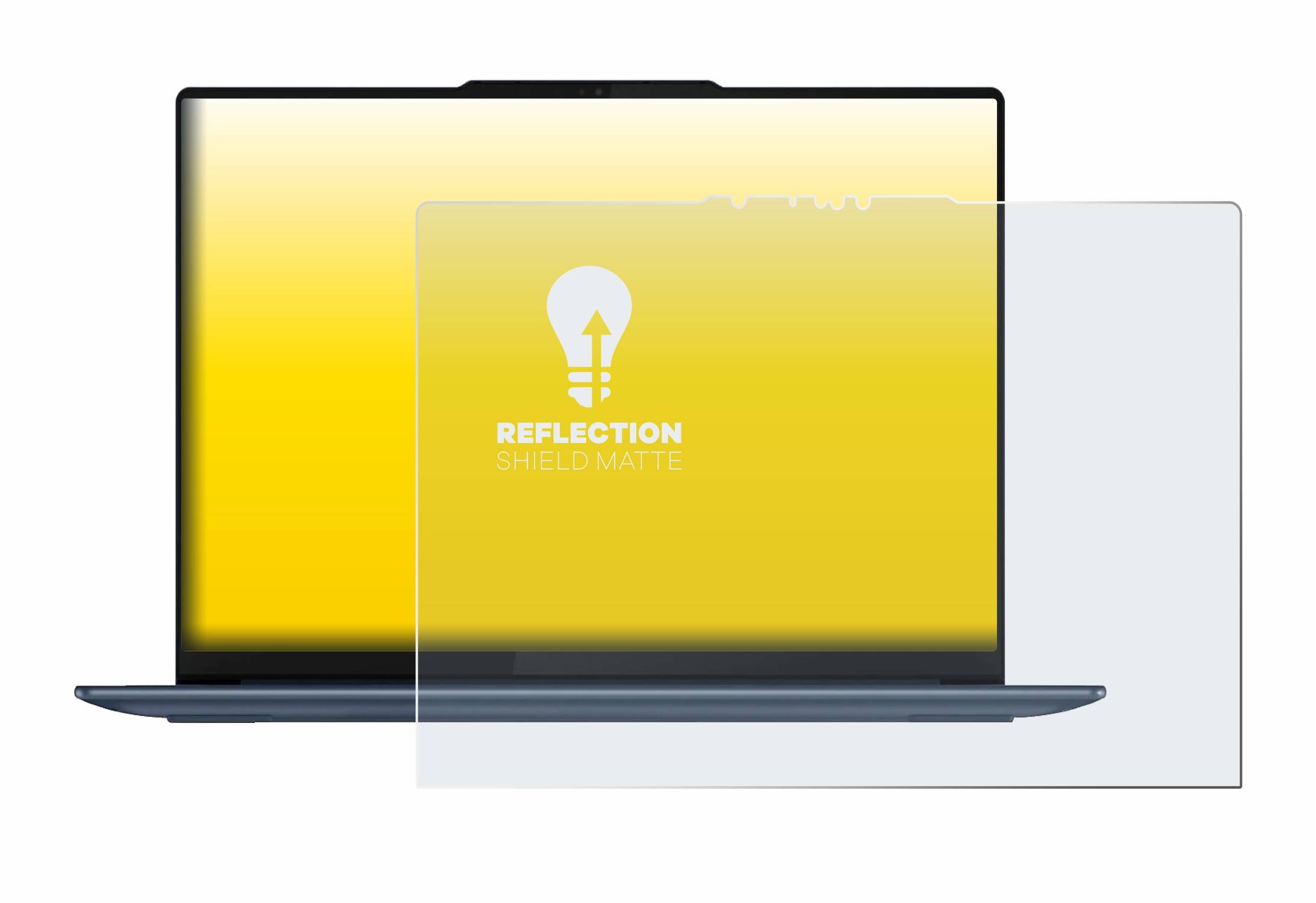 upscreen Reflection Shield Matt Schutzfolie für Lenovo Yoga Slim 7x Gen 9 14