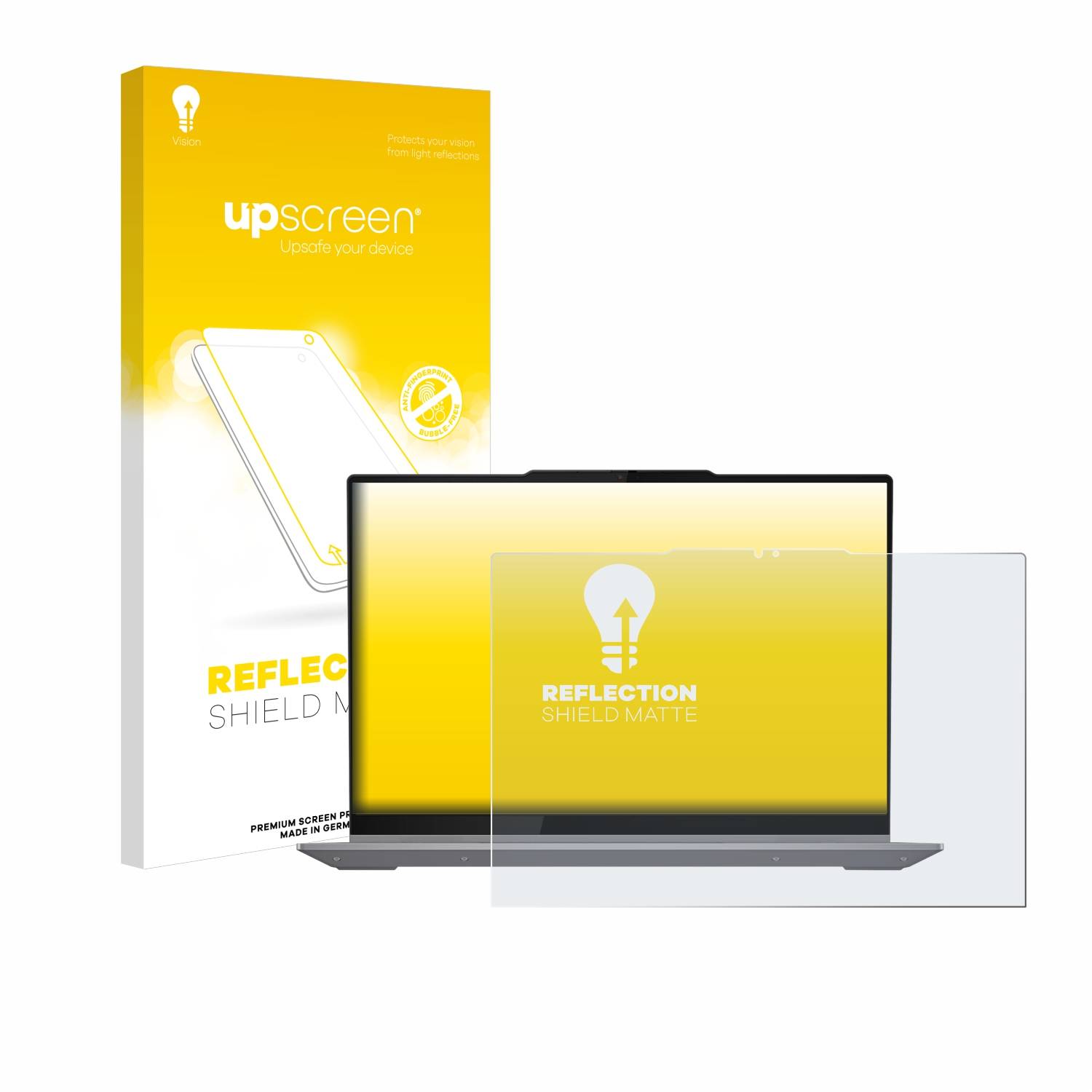 upscreen Reflection Shield Matt Schutzfolie für Lenovo ThinkBook 14 Gen 4 2-in-1