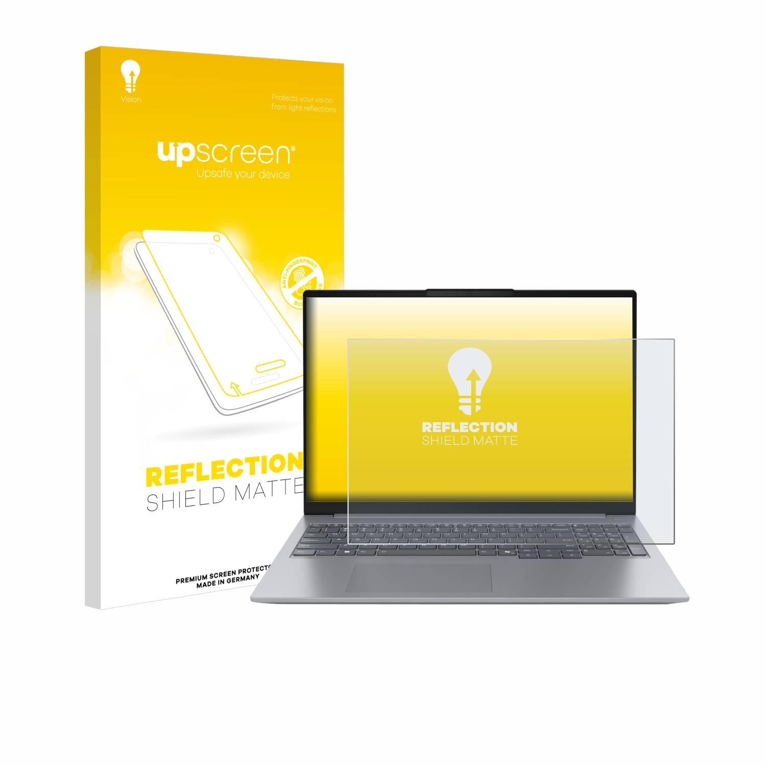 upscreen Reflection Shield Matt Schutzfolie für Lenovo ThinkBook 16 Gen 7