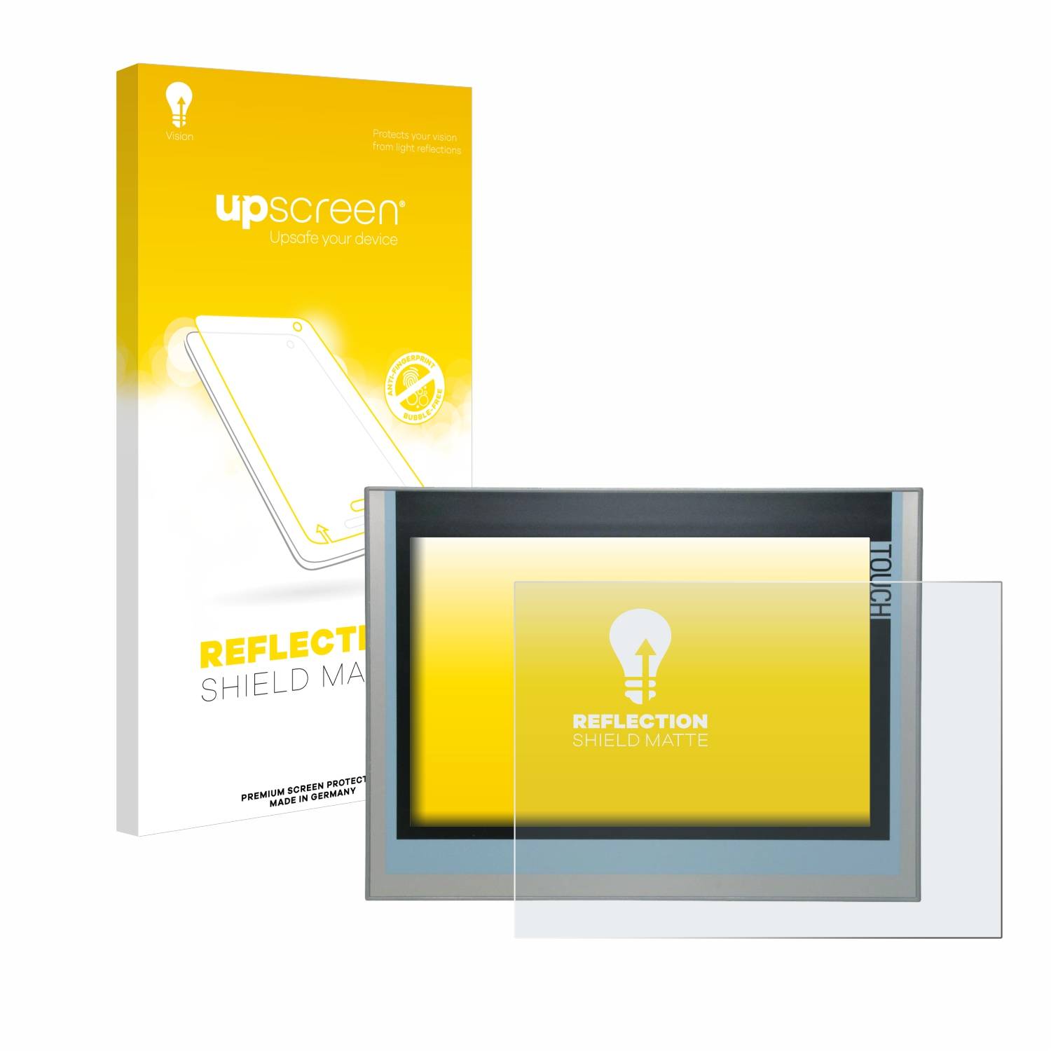 upscreen Reflection Shield Matt Schutzfolie für Siemens KTP700 Basic 2nd Generation Simatic HMI 6AV2124-6GJ00-0AX0