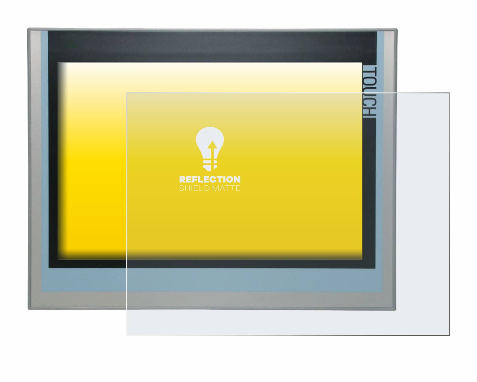 upscreen Reflection Shield Matt Schutzfolie für Siemens KTP700 Basic 2nd Generation Simatic HMI 6AV2124-6GJ00-0AX0