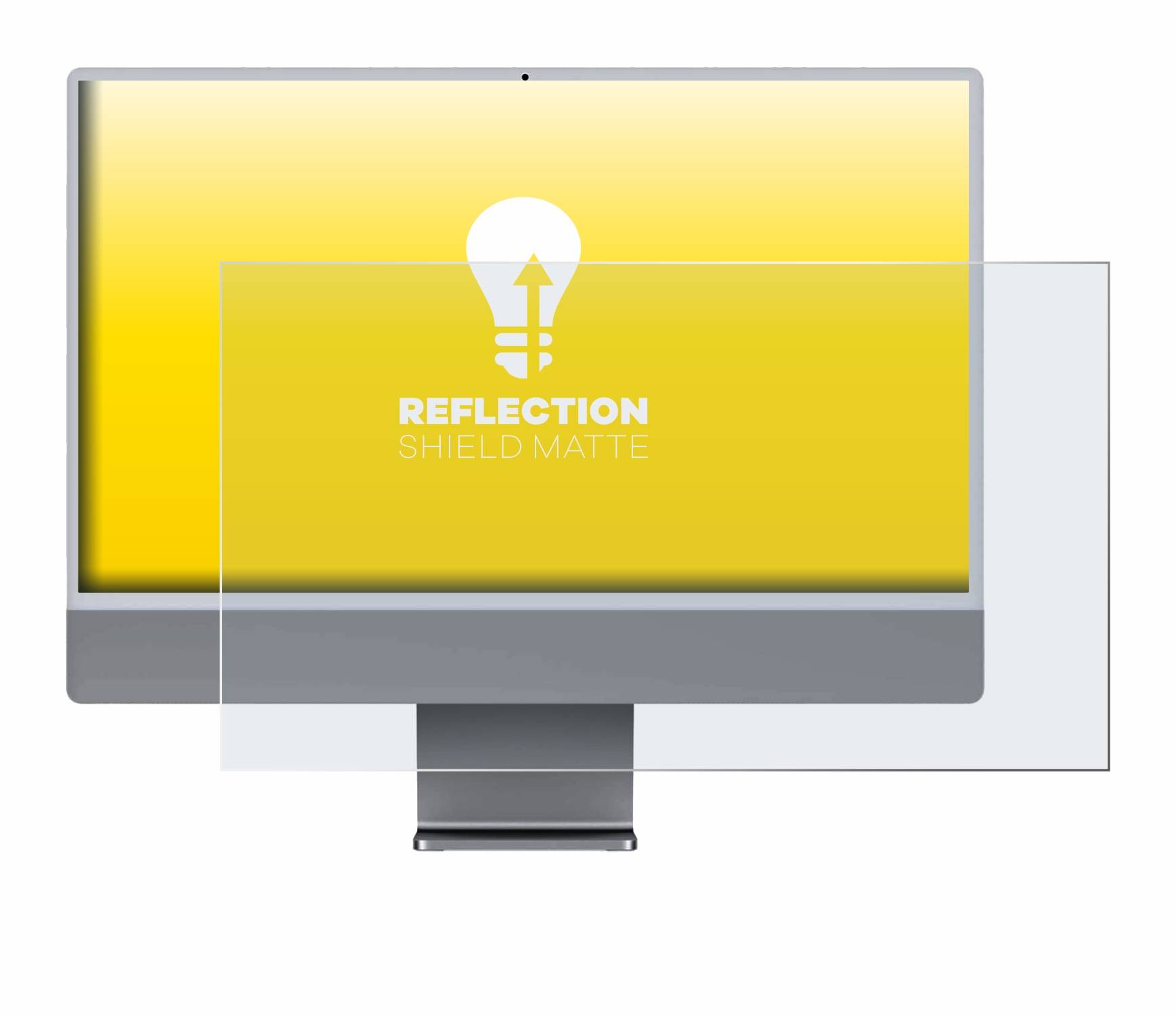 upscreen Reflection Shield Matt Schutzfolie für Apple iMac 24 M3 2023
