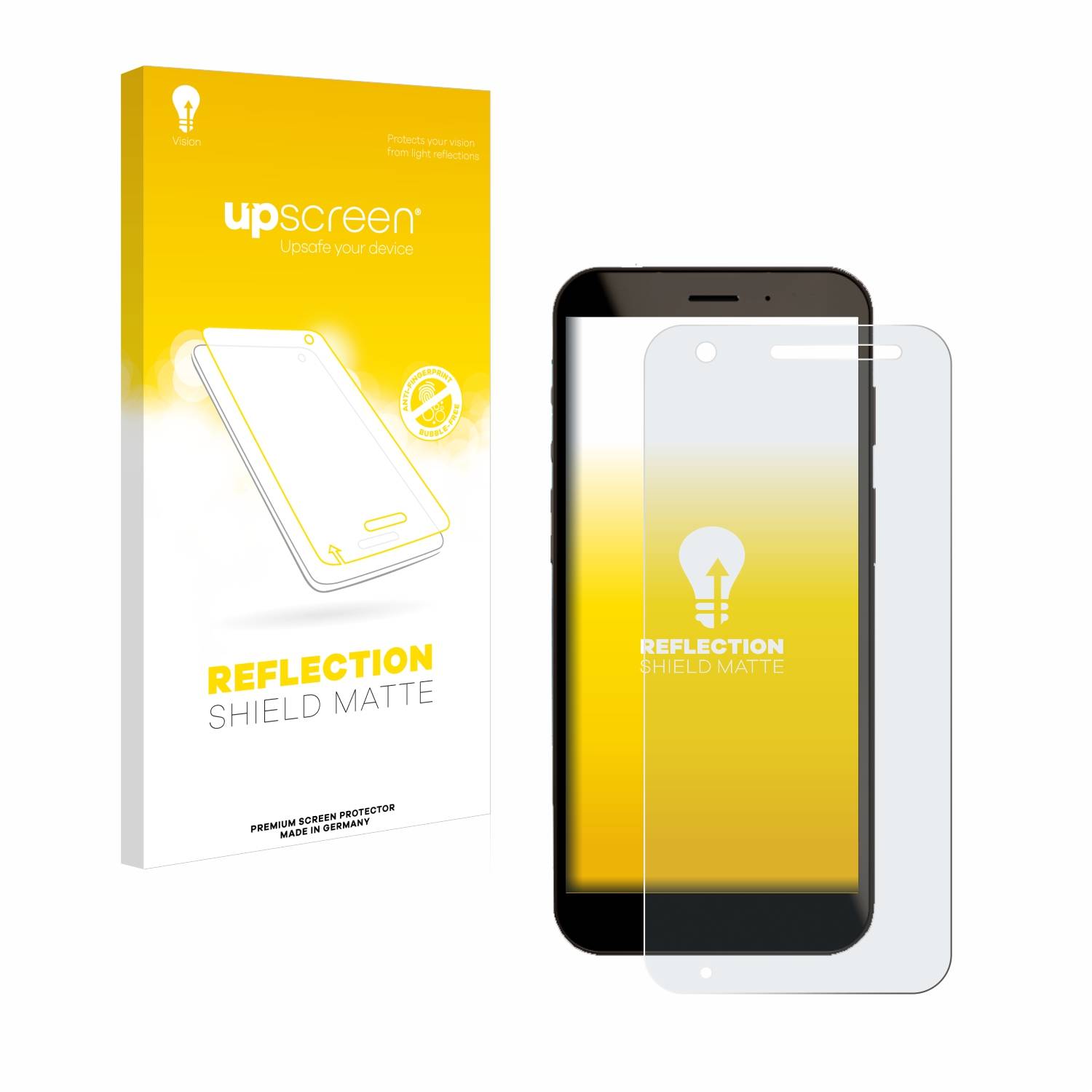 upscreen Reflection Shield Matt Schutzfolie für Datalogic Memor 30 / 35