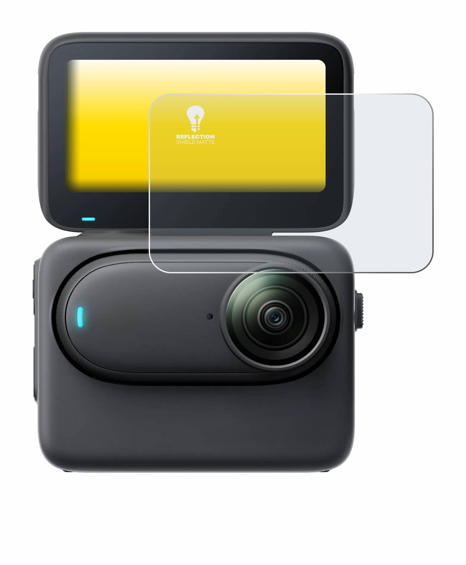 upscreen Reflection Shield Matt Schutzfolie für Insta360 Go 3S