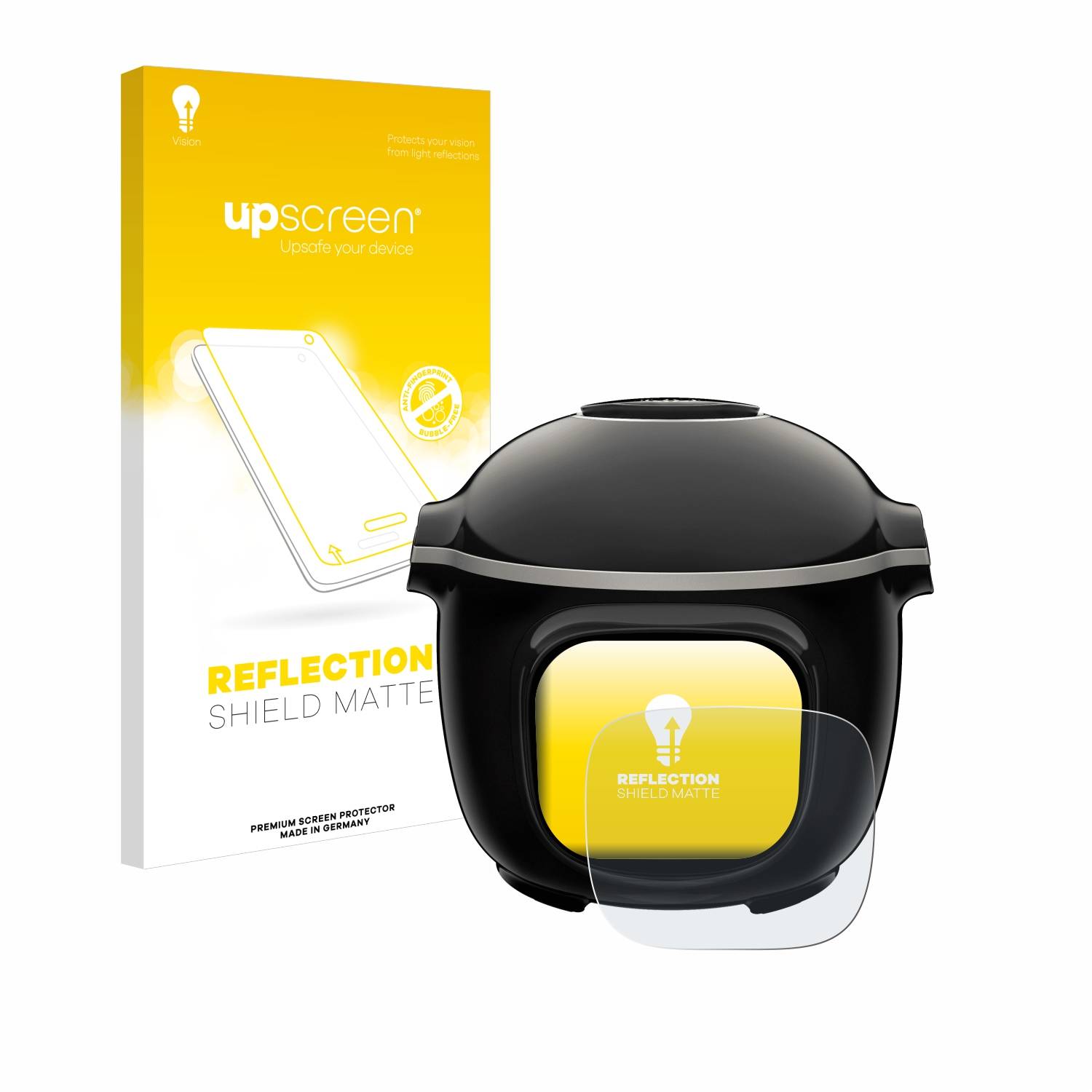 upscreen Reflection Shield Matt Schutzfolie für Moulinex Cookeo Touch