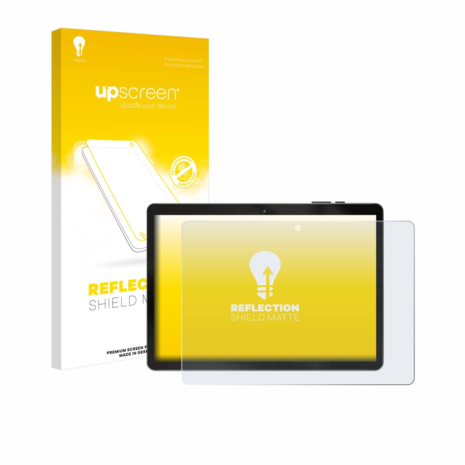 upscreen Reflection Shield Matt Schutzfolie für SGIN E10P Pro 10.1