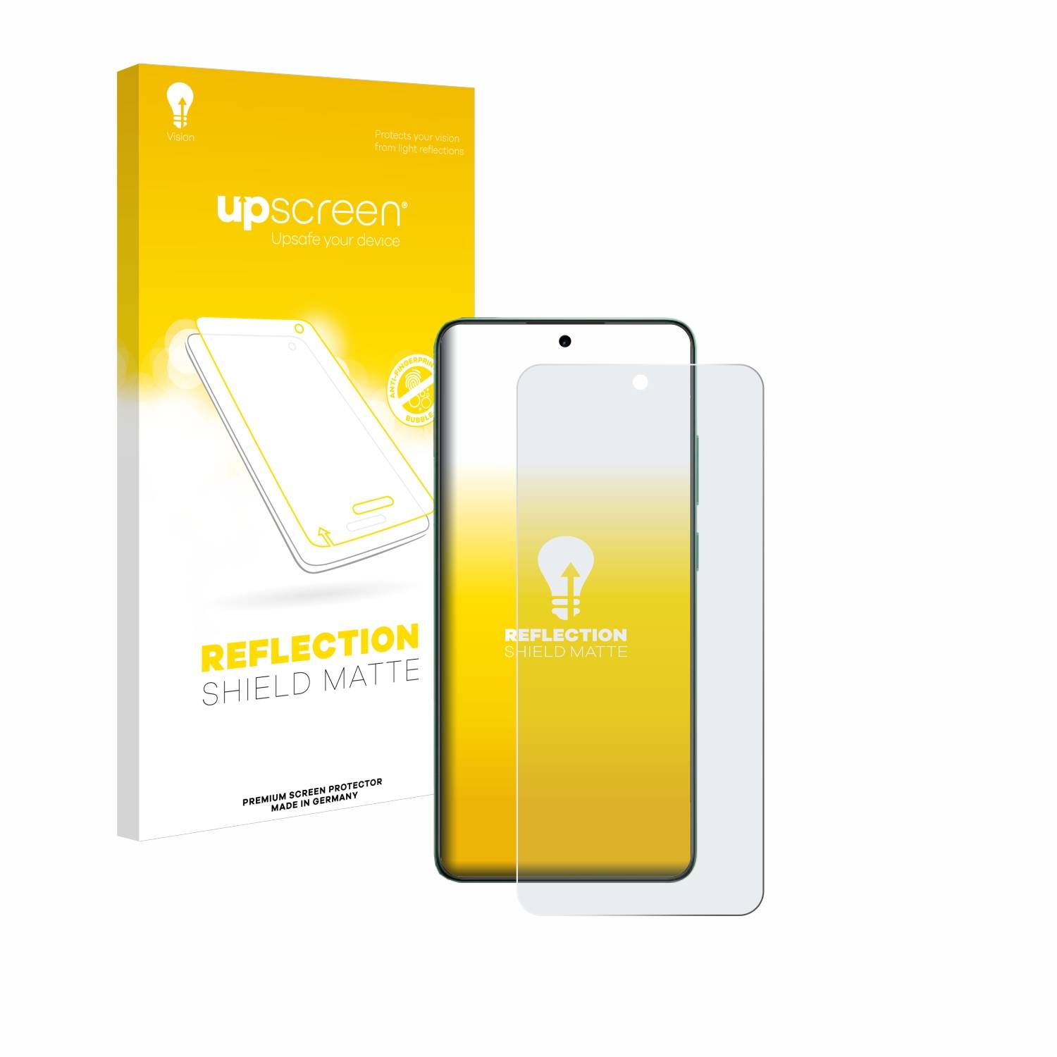 upscreen Reflection Shield Matt Schutzfolie für Oppo Reno 12 F 5G