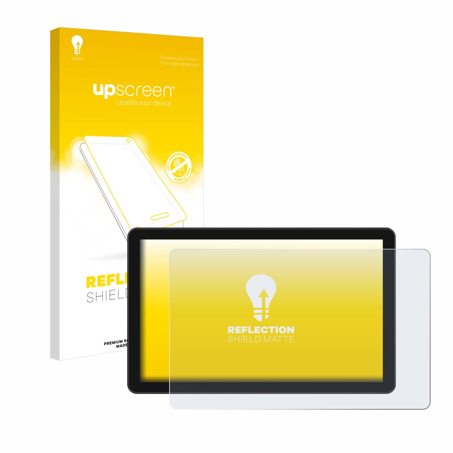 upscreen Reflection Shield Matt Schutzfolie für Shimbol Memory 7 Pro